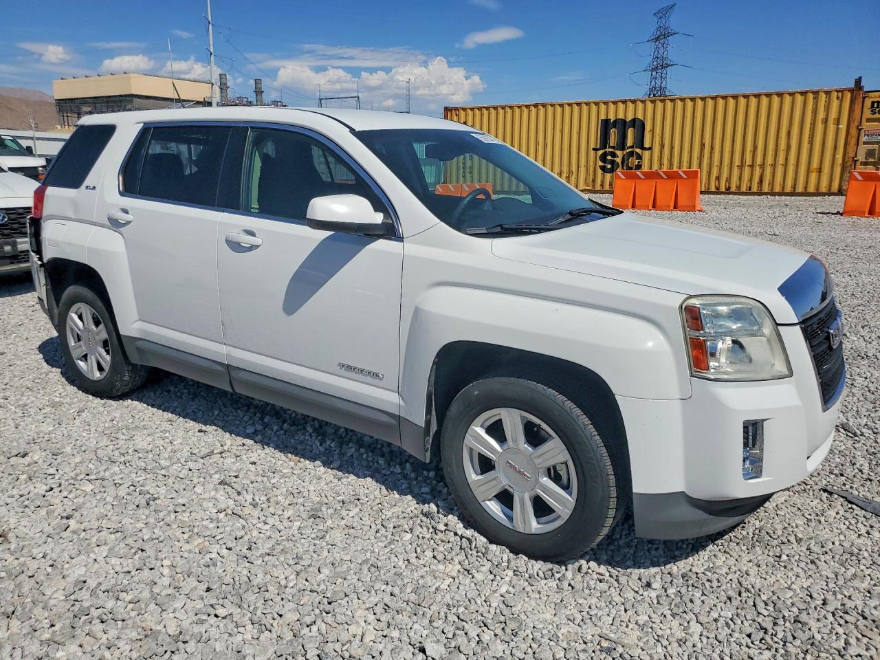 2015 Gmc Terrain Sle White vin: 2GKALMEK3F6197568