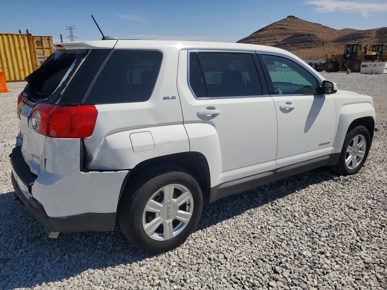 2015 Gmc Terrain Sle White vin: 2GKALMEK3F6197568