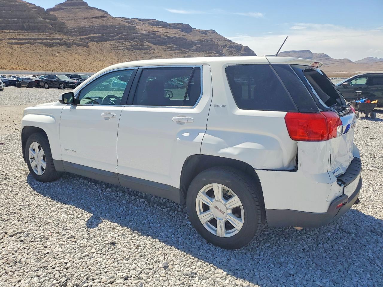2015 Gmc Terrain Sle White vin: 2GKALMEK3F6197568
