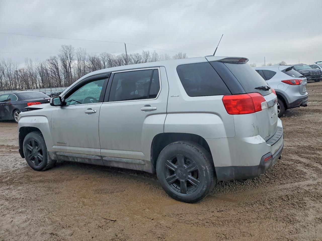 2015 Gmc Terrain Sle Silver vin: 2GKALMEK3F6235655