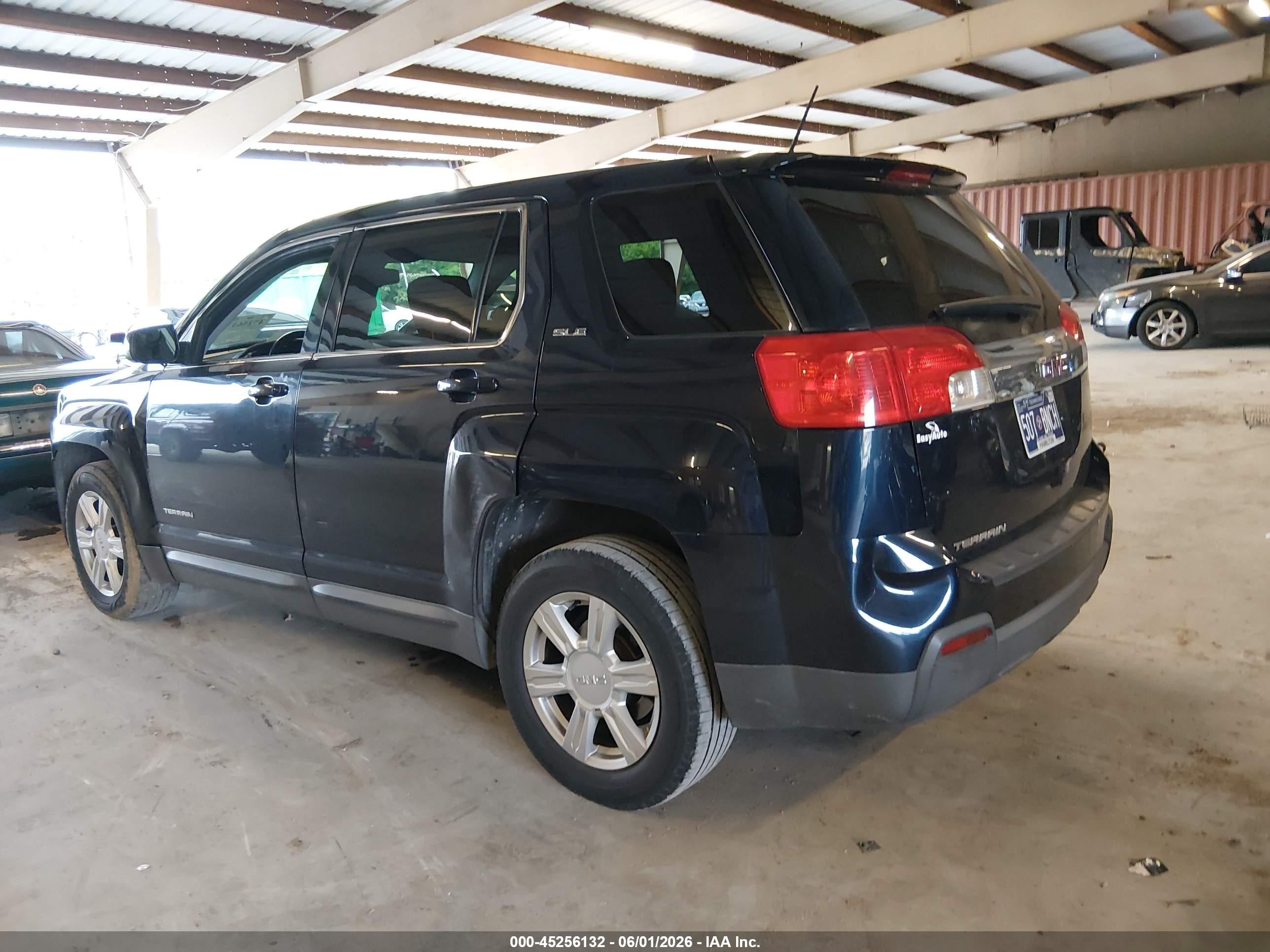 2015 Gmc Terrain Sle-1 Black vin: 2GKALMEK3F6266744