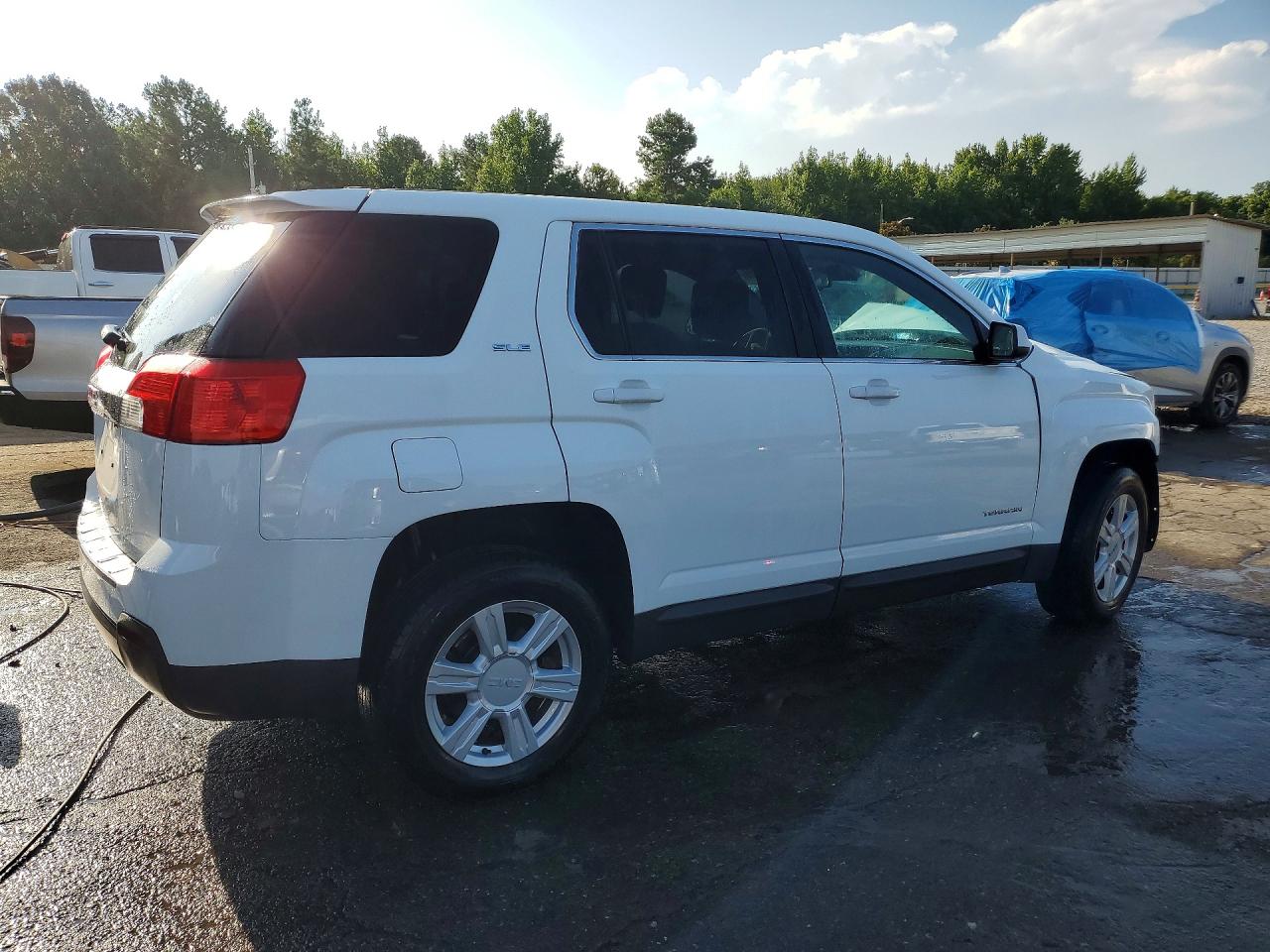 2015 Gmc Terrain Sle White vin: 2GKALMEK3F6278764