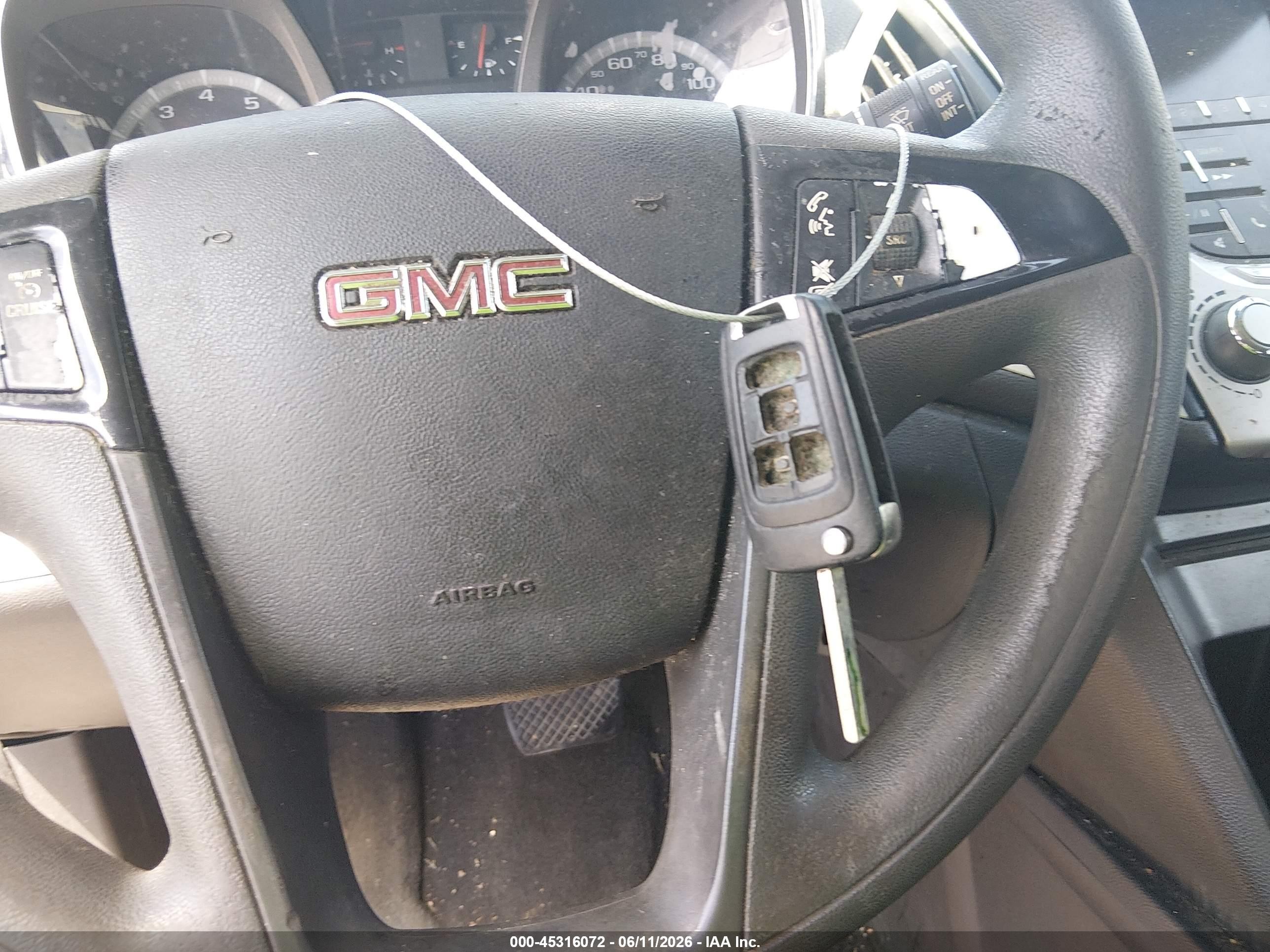 2015 Gmc Terrain Sle-1 Black vin: 2GKALMEK3F6320009