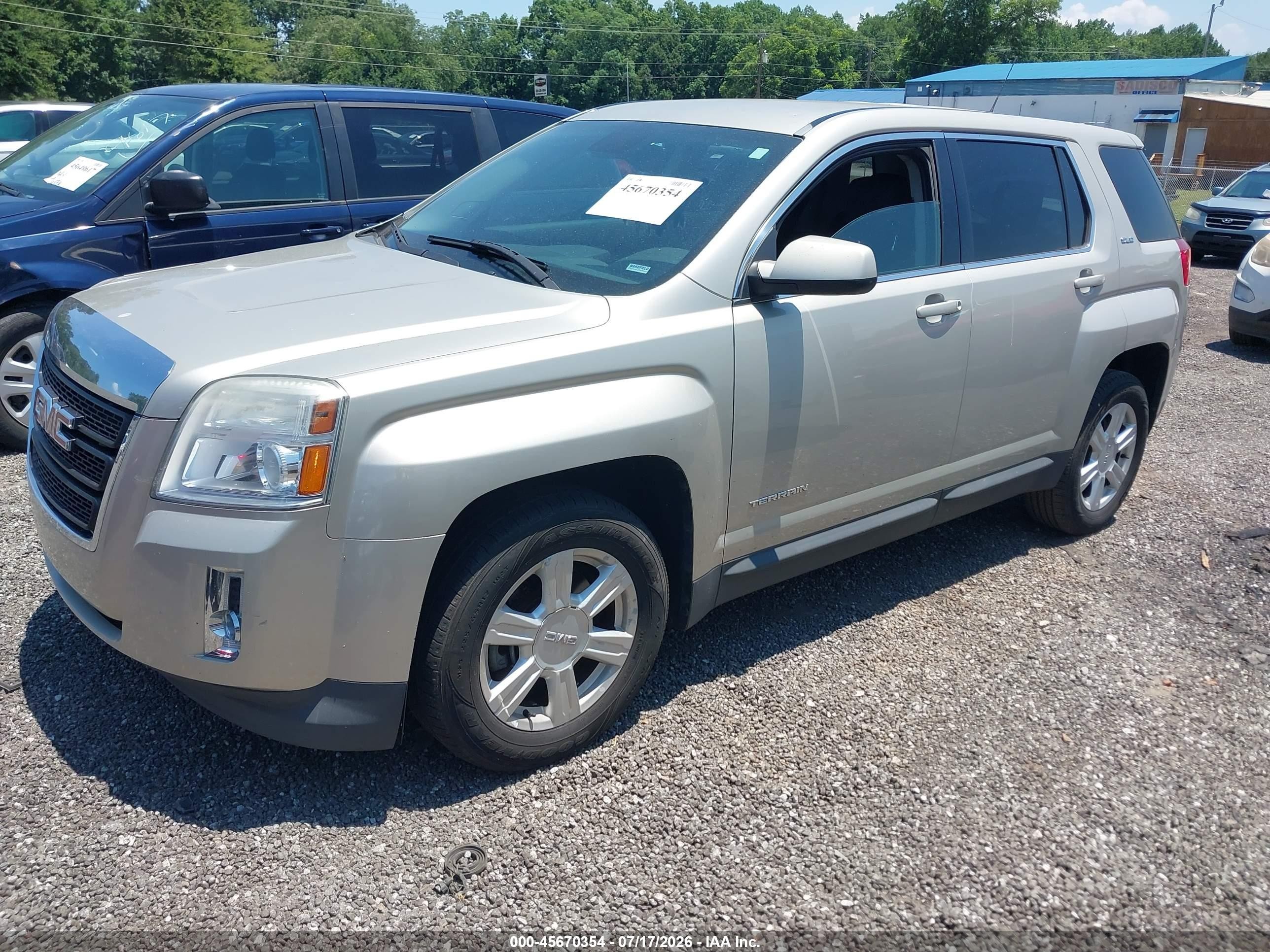 2015 Gmc Terrain Sle-1 Beige vin: 2GKALMEK3F6348473