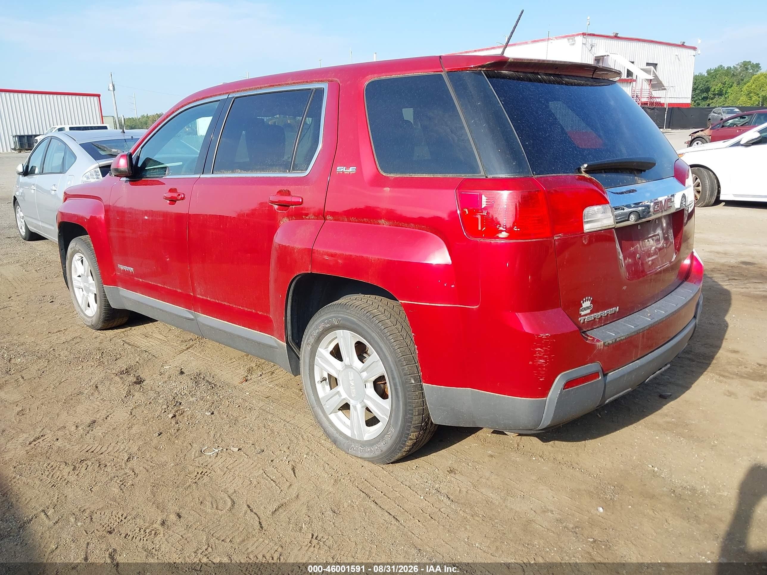 2015 Gmc Terrain Sle-1 Красный vin: 2GKALMEK3F6357349