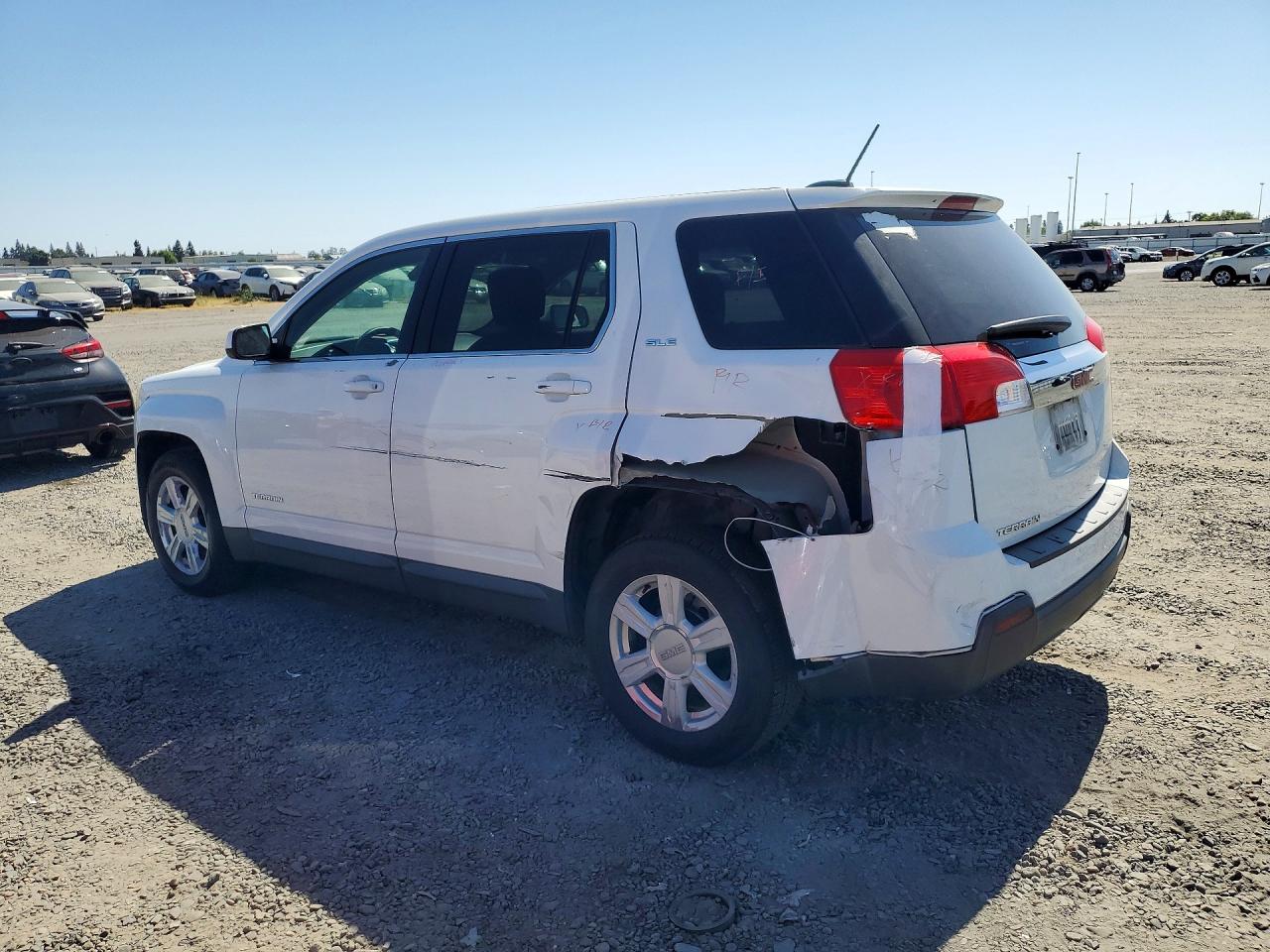 2015 Gmc Terrain Sle White vin: 2GKALMEK3F6359120