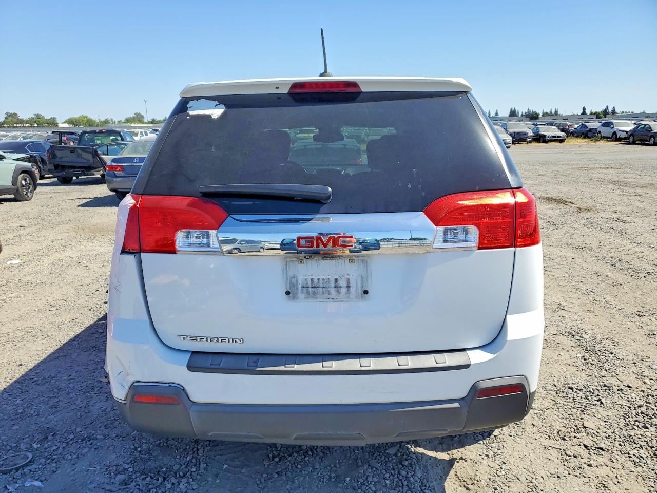 2015 Gmc Terrain Sle White vin: 2GKALMEK3F6359120