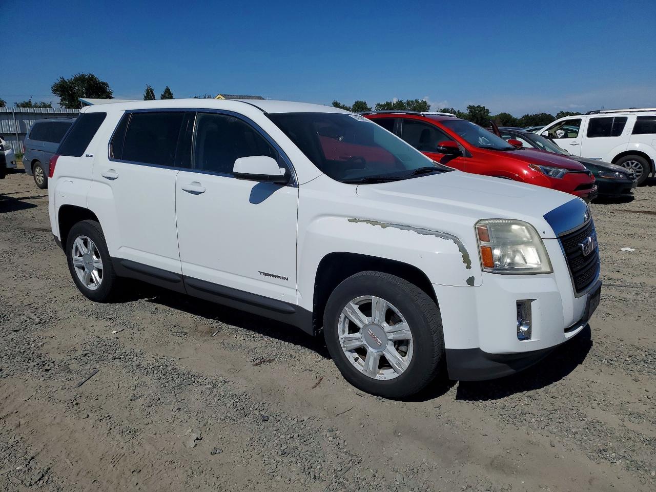 2015 Gmc Terrain Sle White vin: 2GKALMEK3F6359120