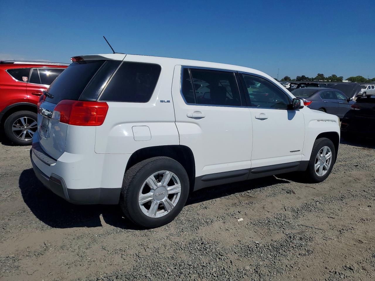 2015 Gmc Terrain Sle White vin: 2GKALMEK3F6359120