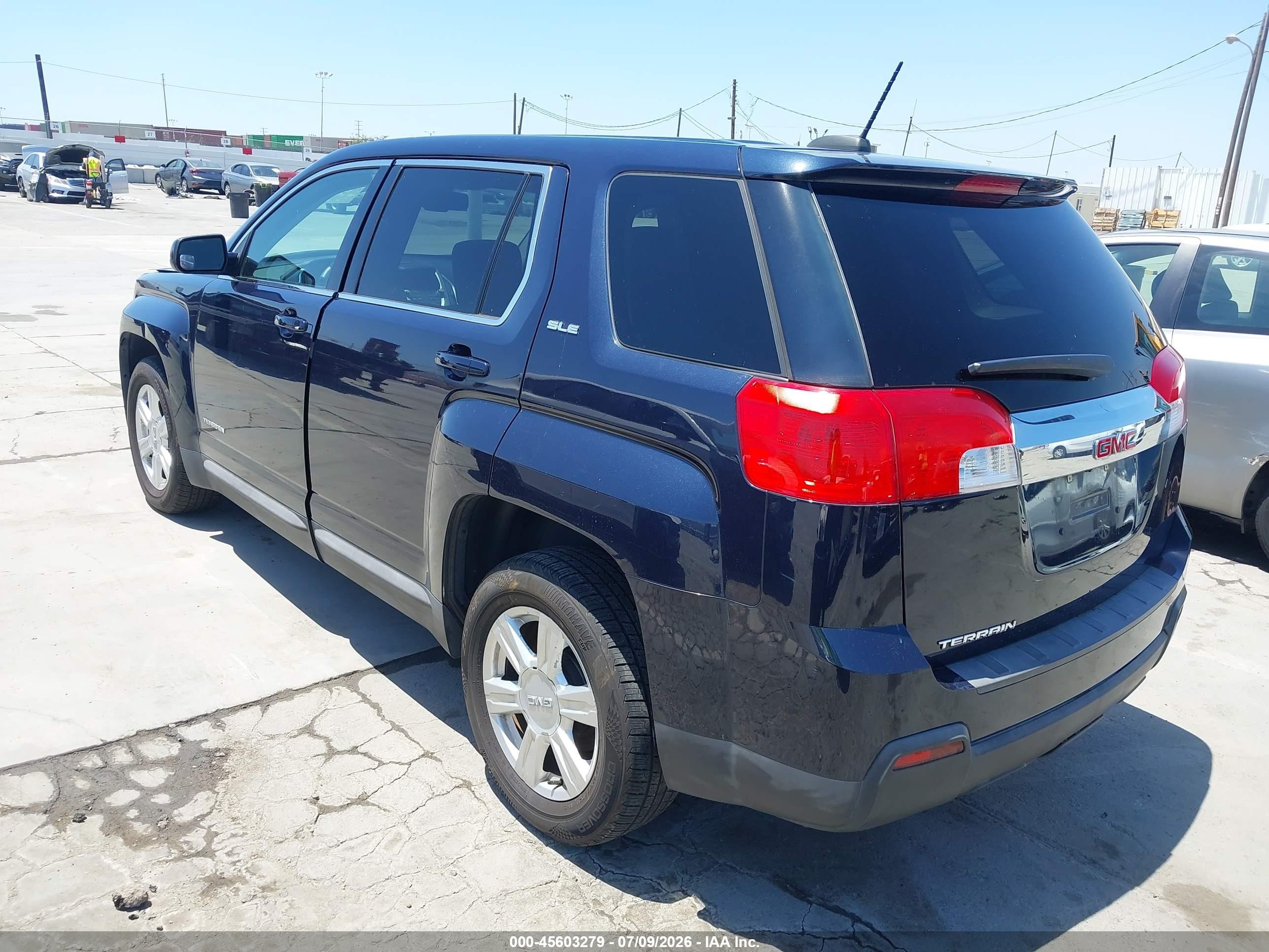 2015 Gmc Terrain Sle-1 Dark Blue vin: 2GKALMEK3F6417288
