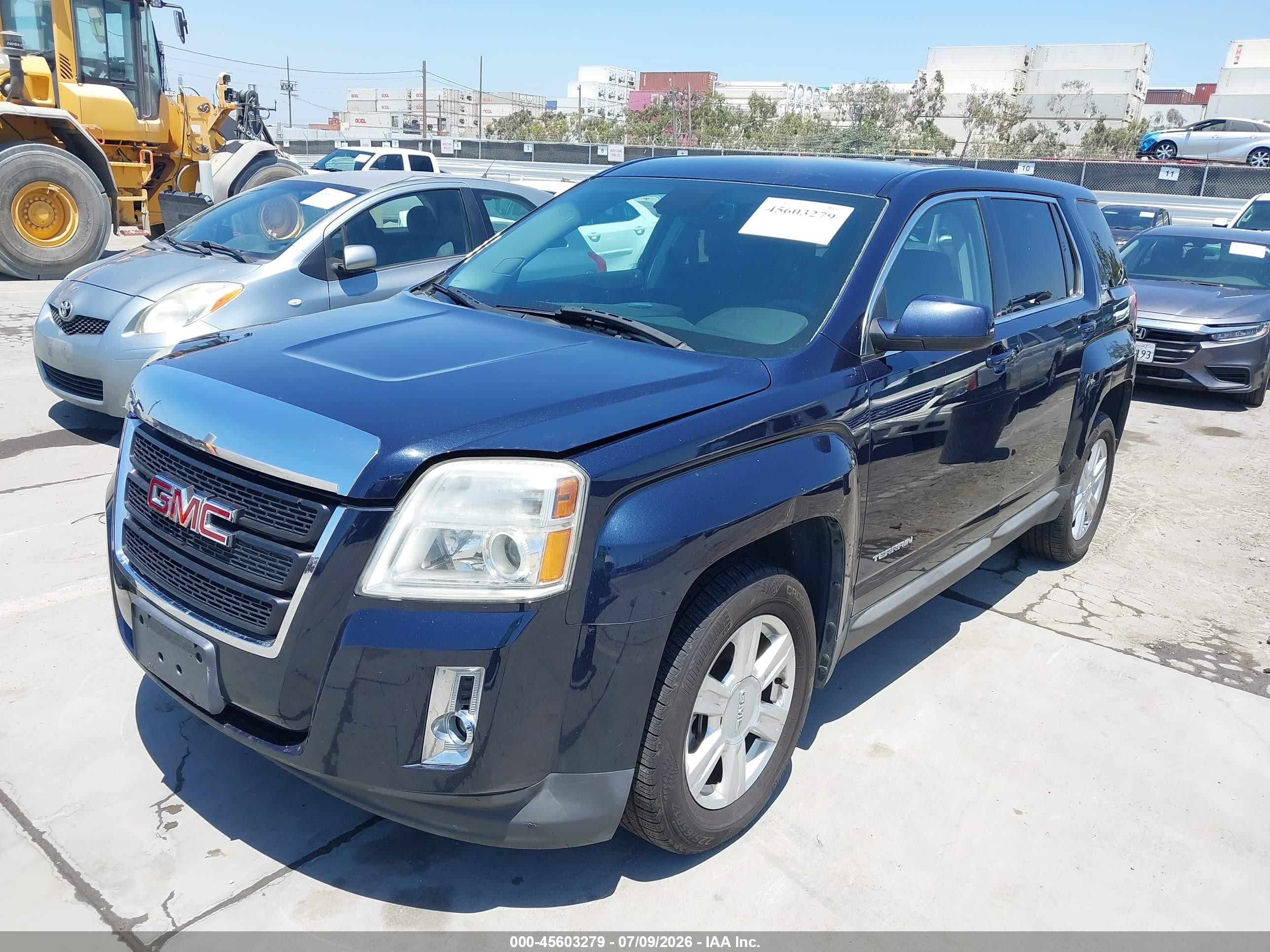 2015 Gmc Terrain Sle-1 Dark Blue vin: 2GKALMEK3F6417288