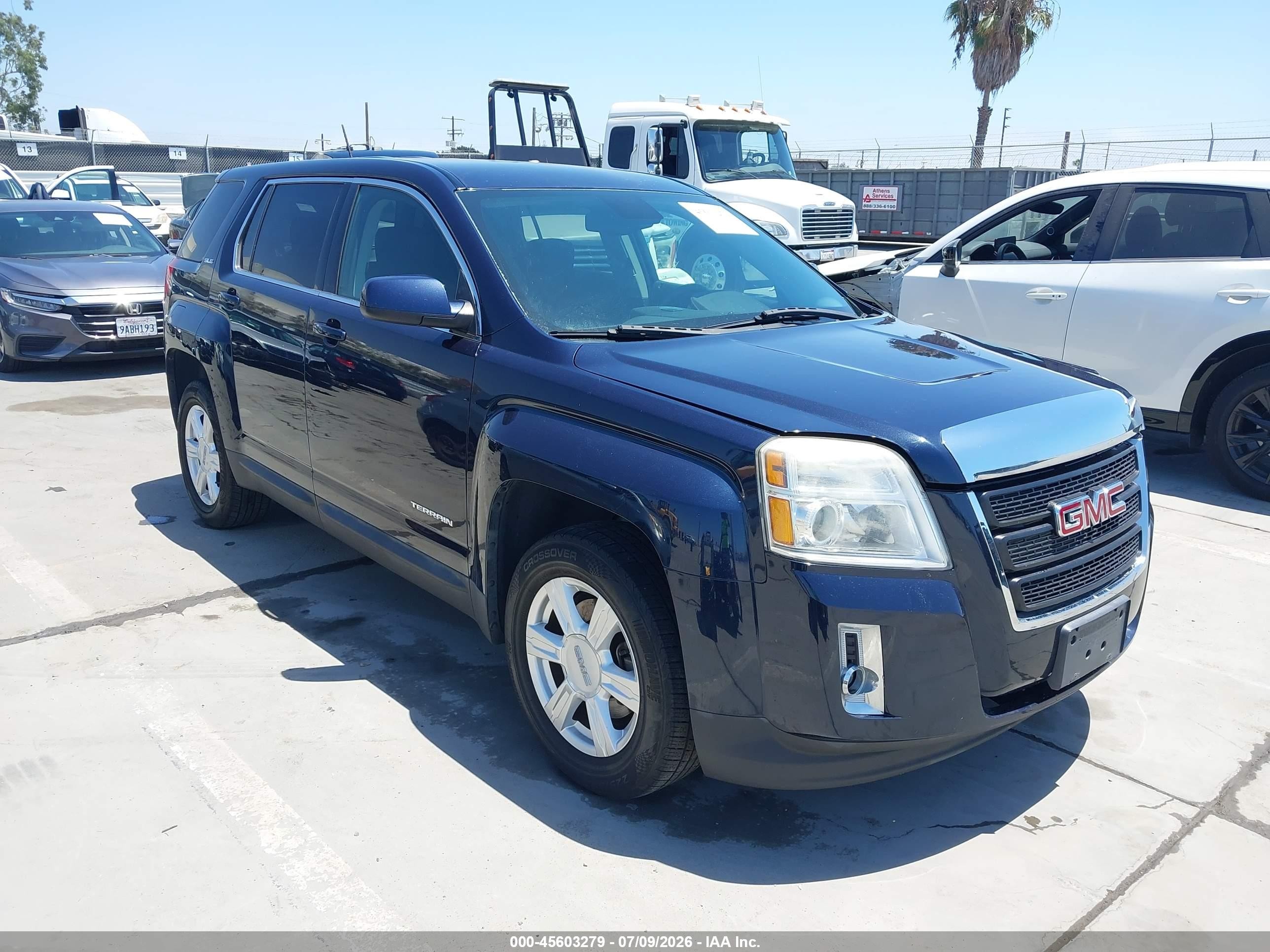 2015 Gmc Terrain Sle-1 Dark Blue vin: 2GKALMEK3F6417288