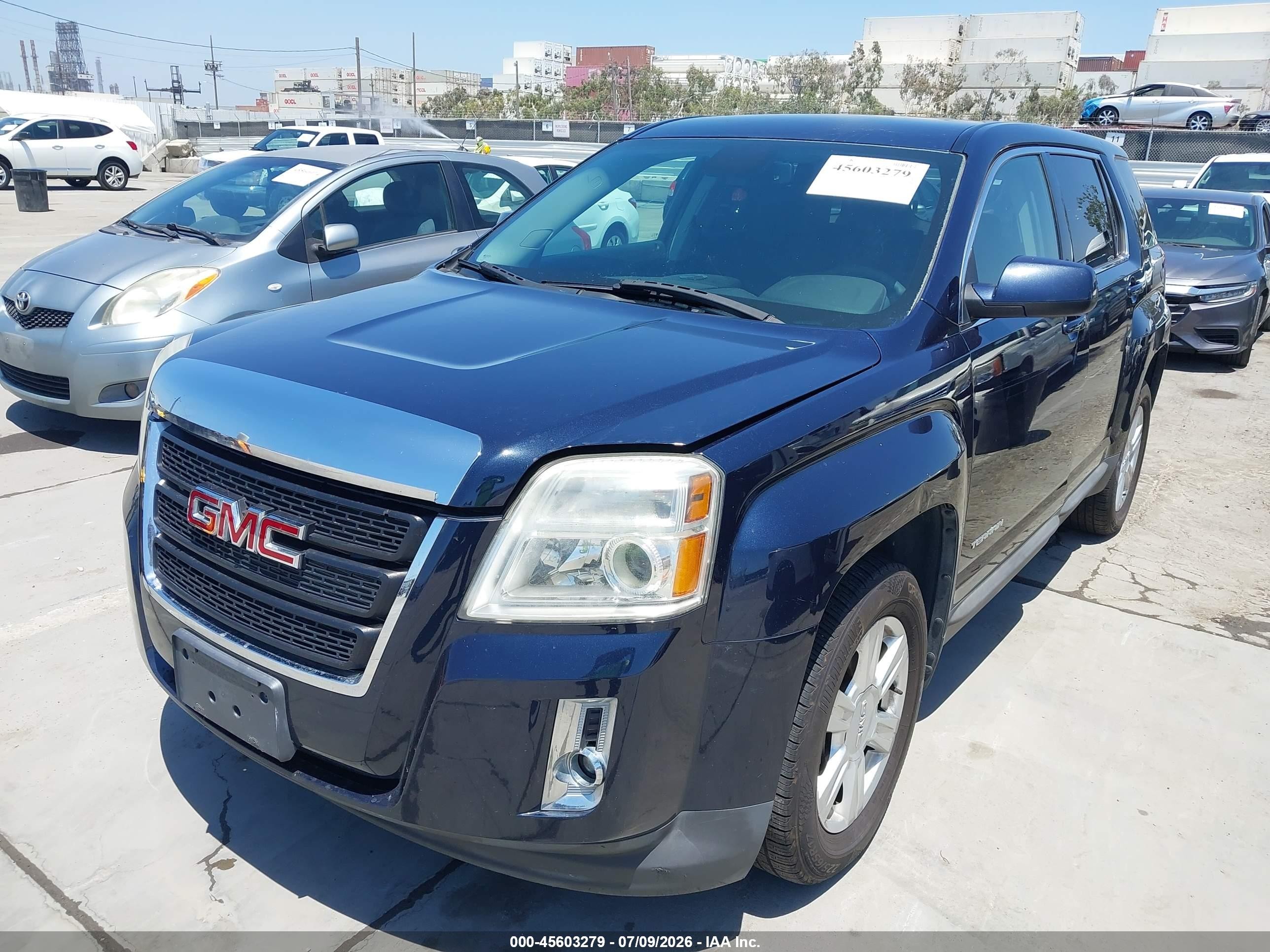 2015 Gmc Terrain Sle-1 Dark Blue vin: 2GKALMEK3F6417288