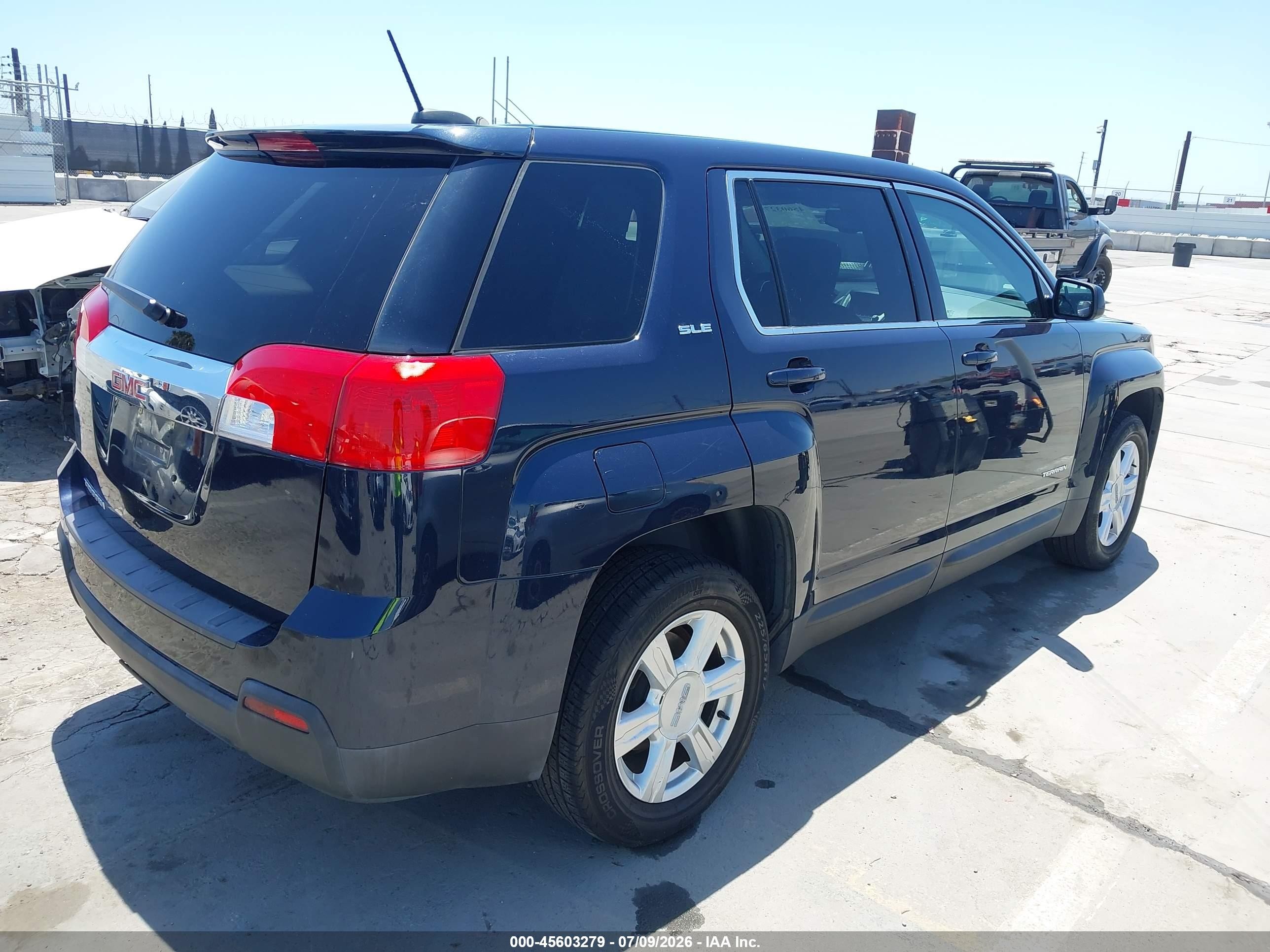 2015 Gmc Terrain Sle-1 Dark Blue vin: 2GKALMEK3F6417288