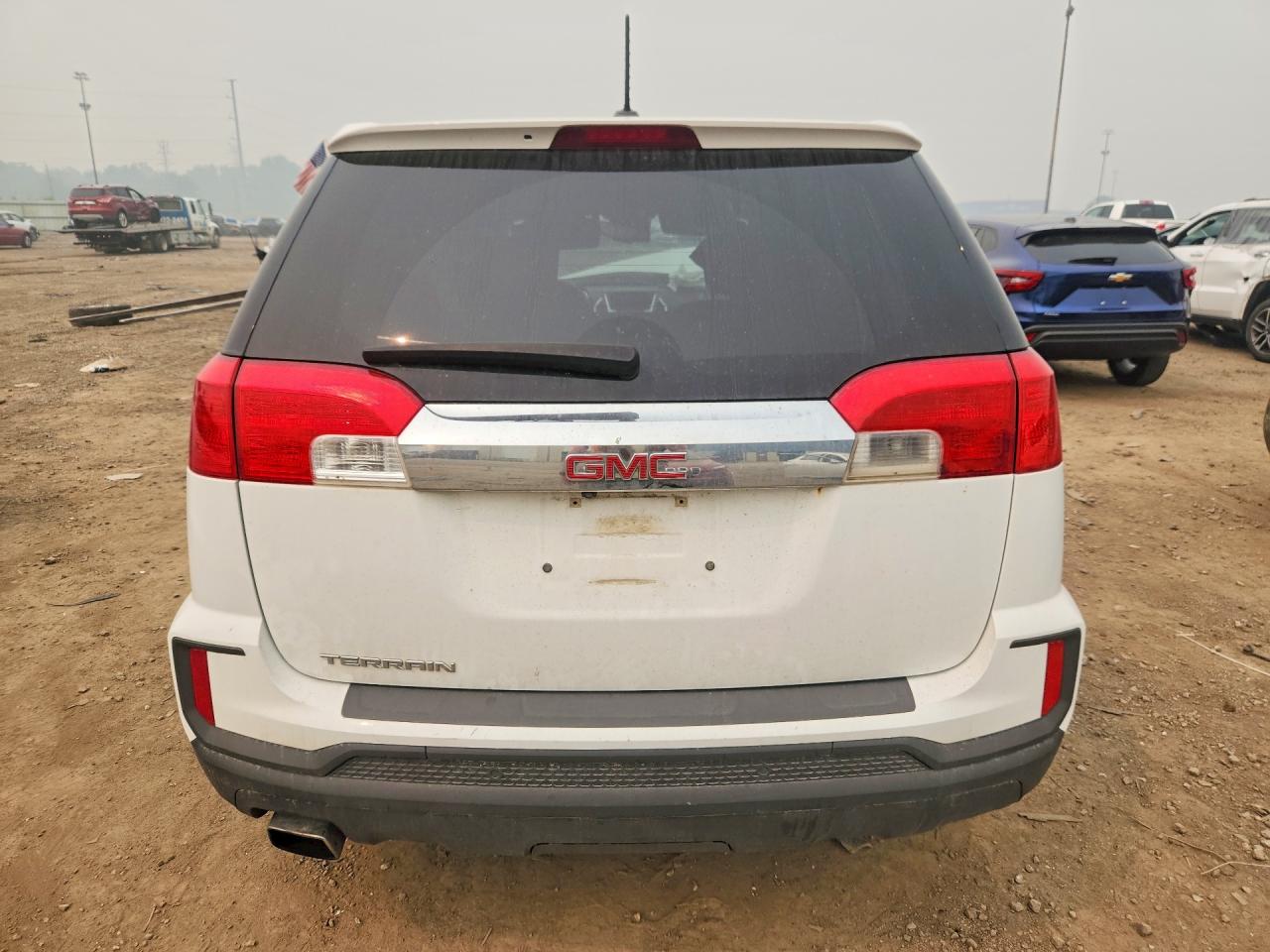 2017 Gmc Terrain Sle White vin: 2GKALMEK3H6317162
