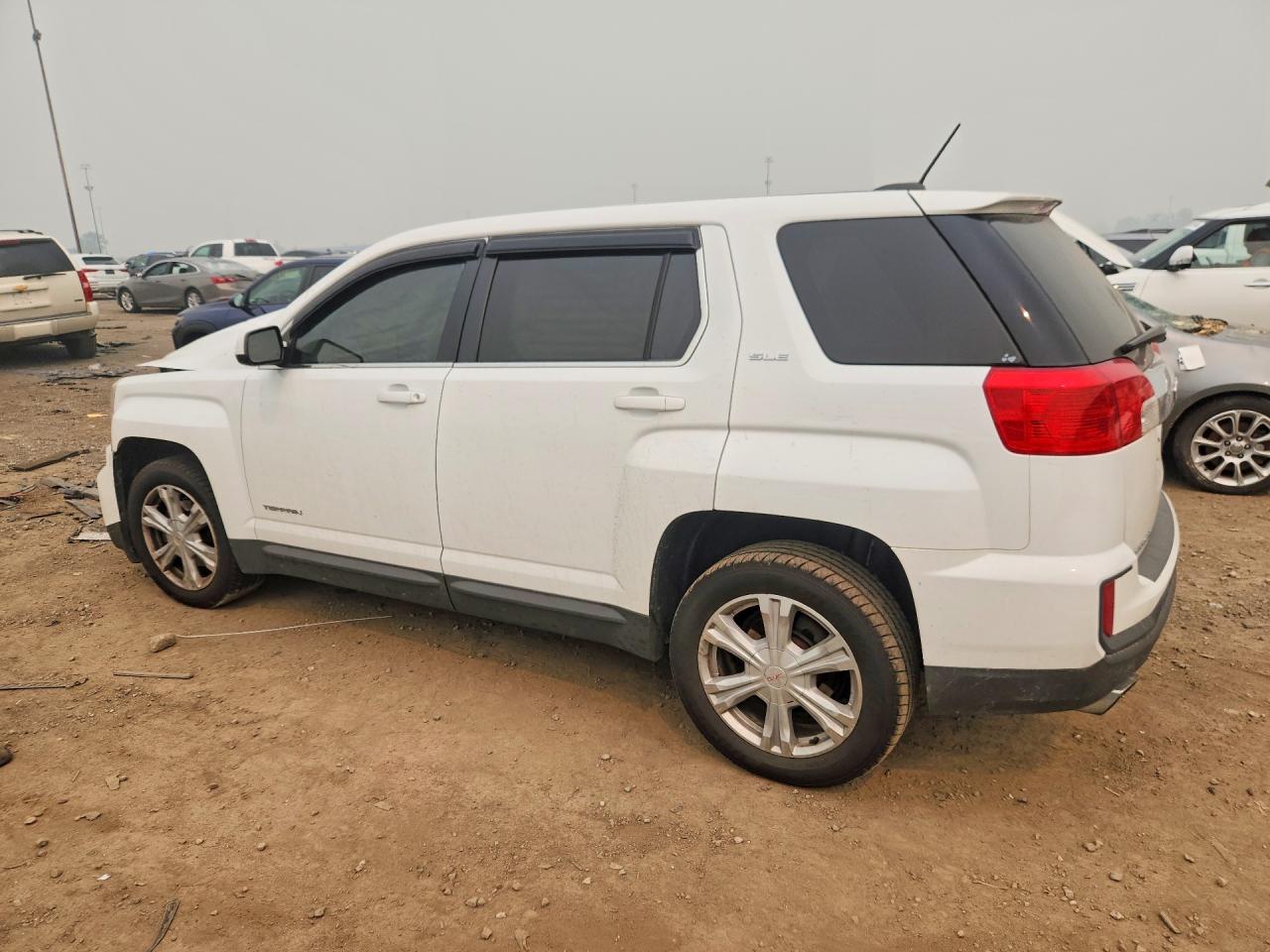 2017 Gmc Terrain Sle White vin: 2GKALMEK3H6317162