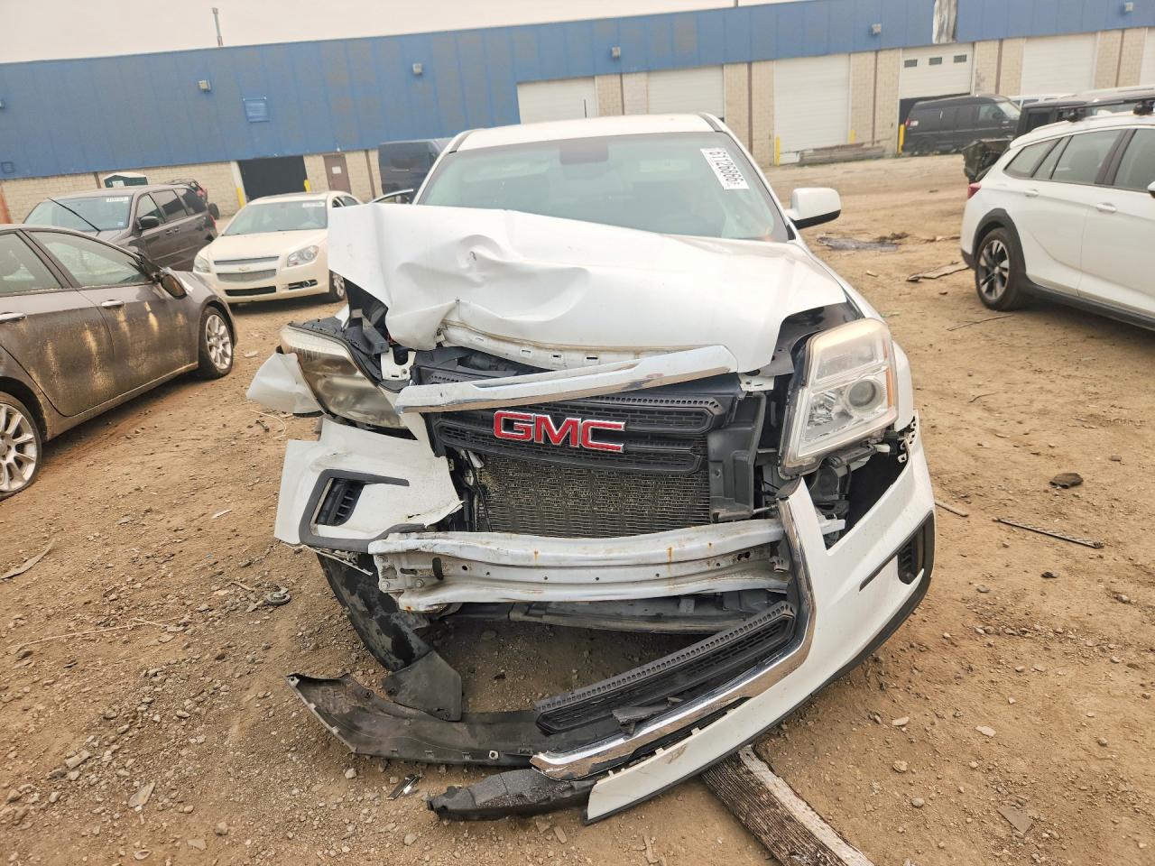 2017 Gmc Terrain Sle White vin: 2GKALMEK3H6317162