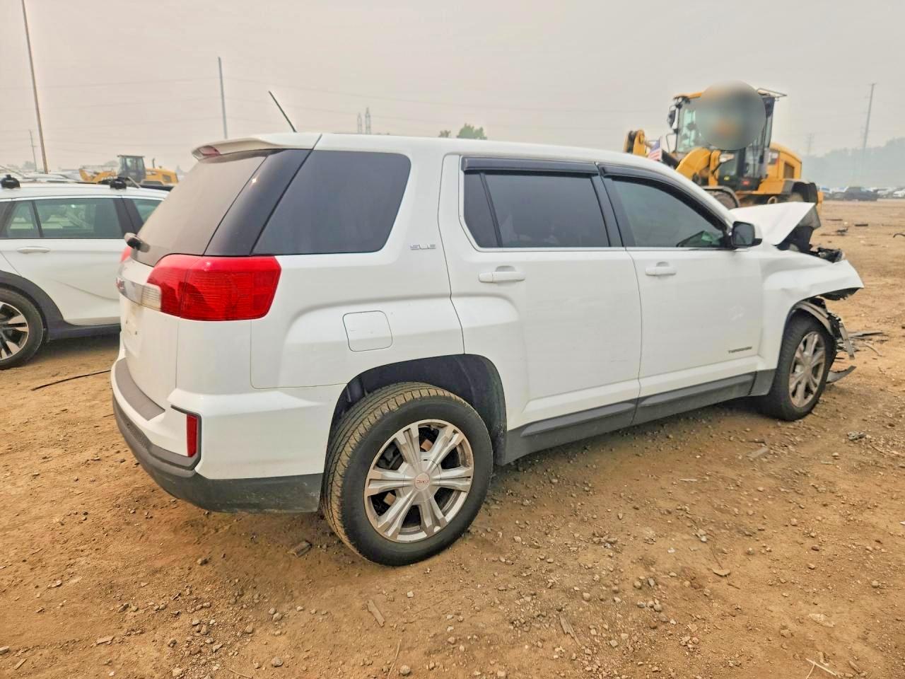 2017 Gmc Terrain Sle White vin: 2GKALMEK3H6317162