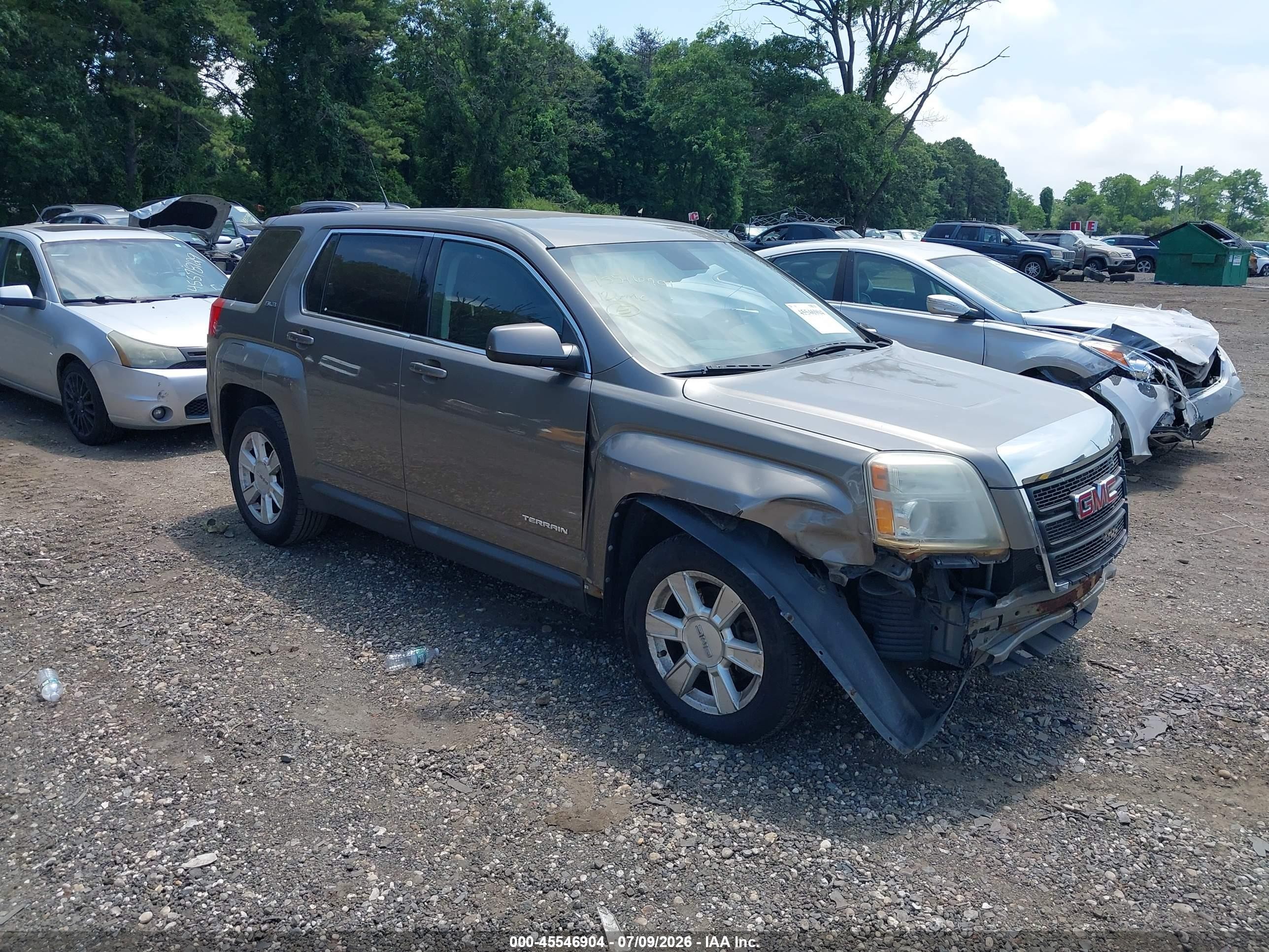 2012 Gmc Terrain Sle-1 Gray vin: 2GKALMEK4C6166678
