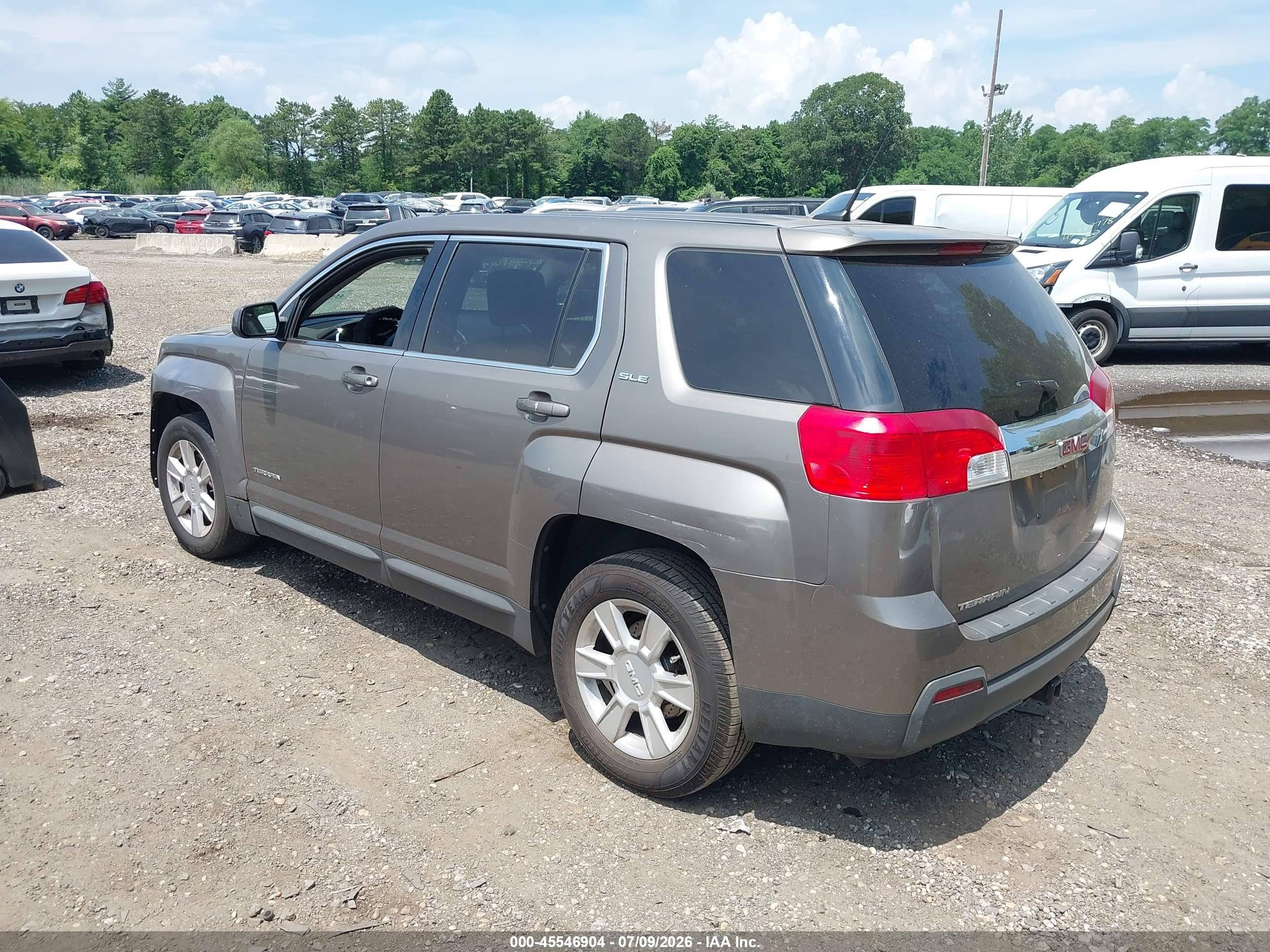 2012 Gmc Terrain Sle-1 Gray vin: 2GKALMEK4C6166678