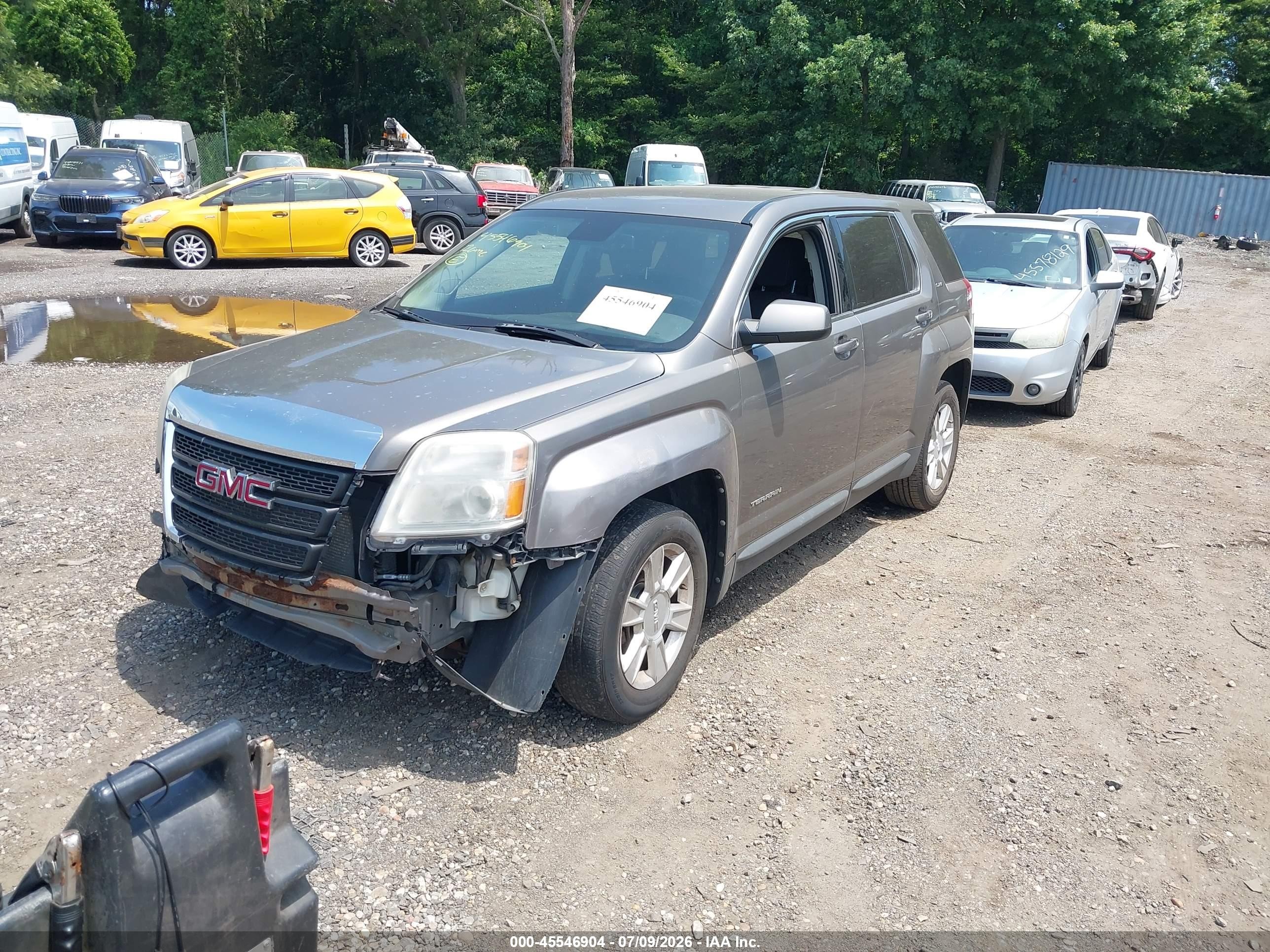 2012 Gmc Terrain Sle-1 Gray vin: 2GKALMEK4C6166678