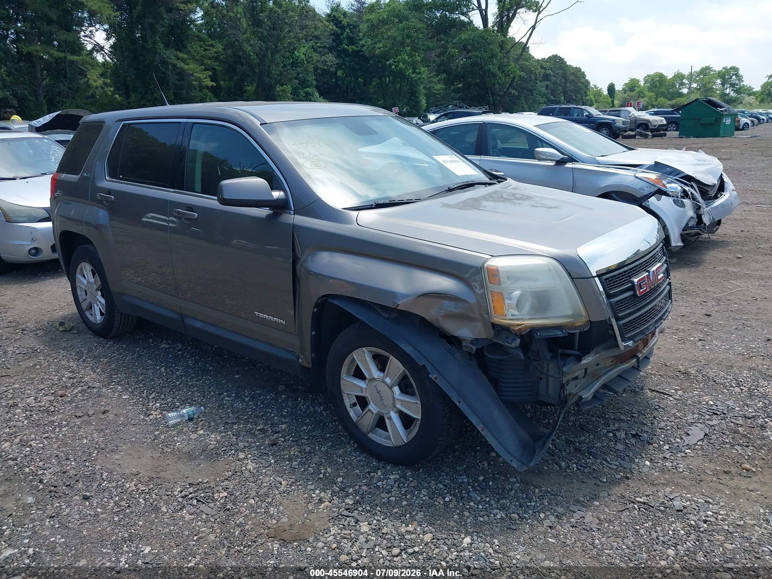2012 Gmc Terrain Sle-1 Gray vin: 2GKALMEK4C6166678