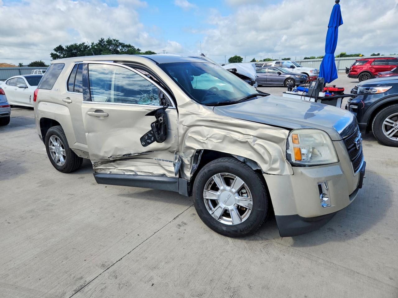 2012 Gmc Terrain Sle Tan vin: 2GKALMEK4C6233375