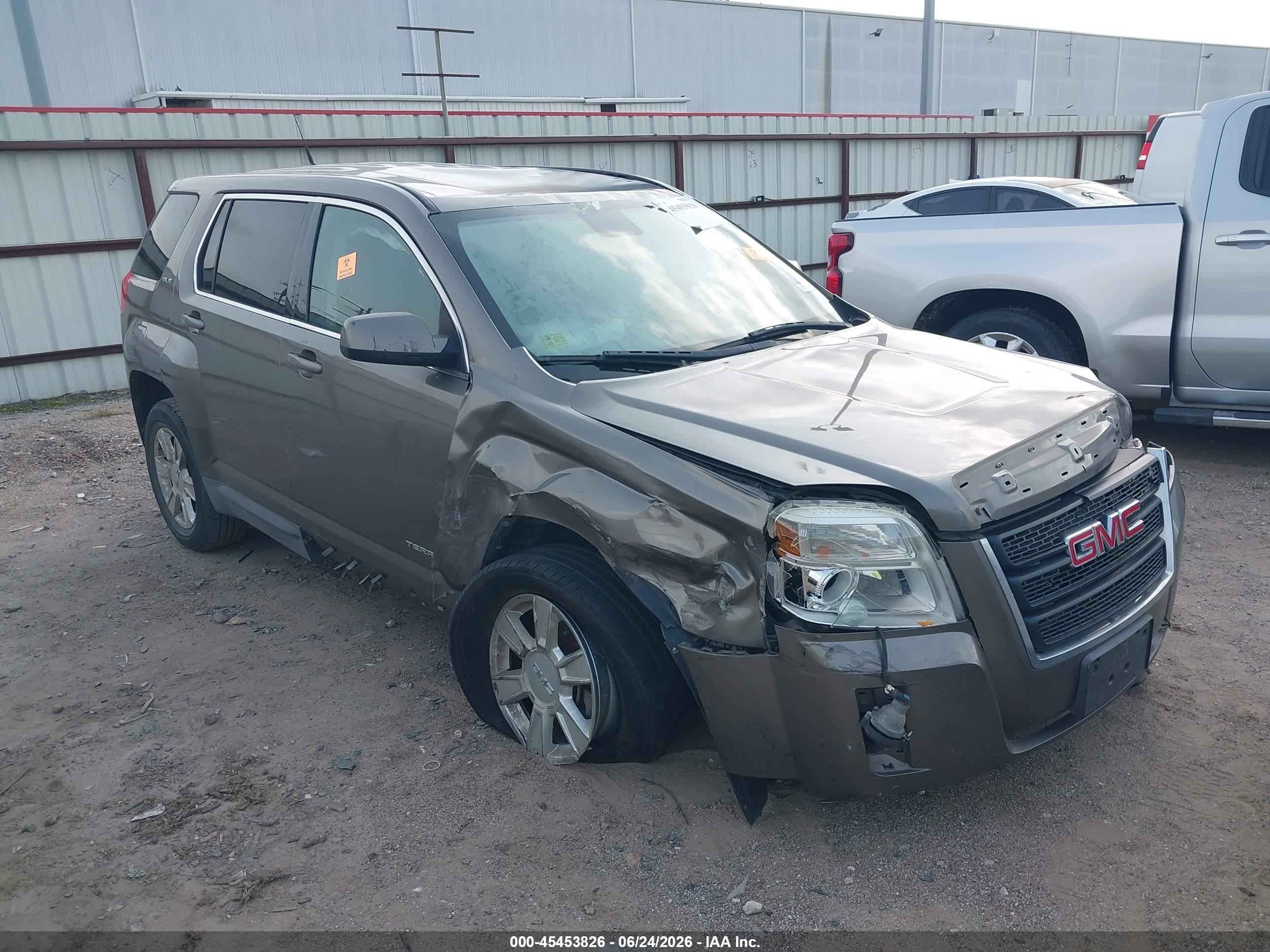 2012 Gmc Terrain Sle-1 Brown vin: 2GKALMEK4C6245705