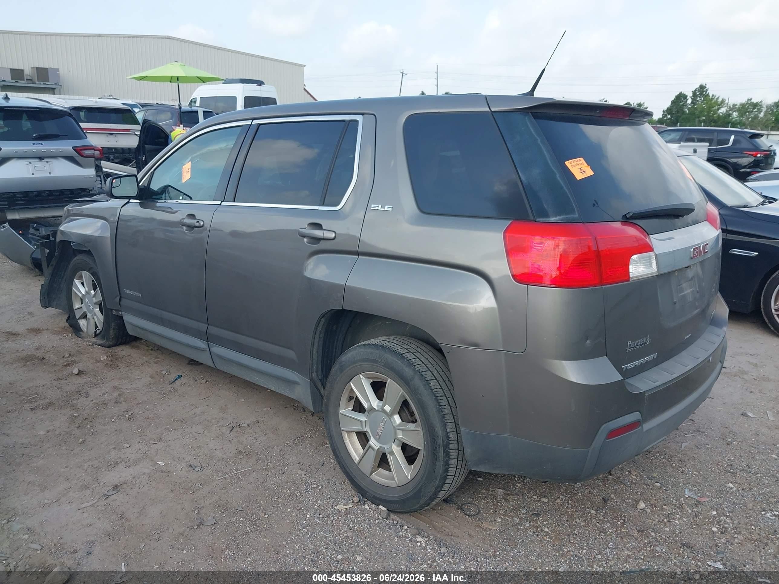 2012 Gmc Terrain Sle-1 Brown vin: 2GKALMEK4C6245705