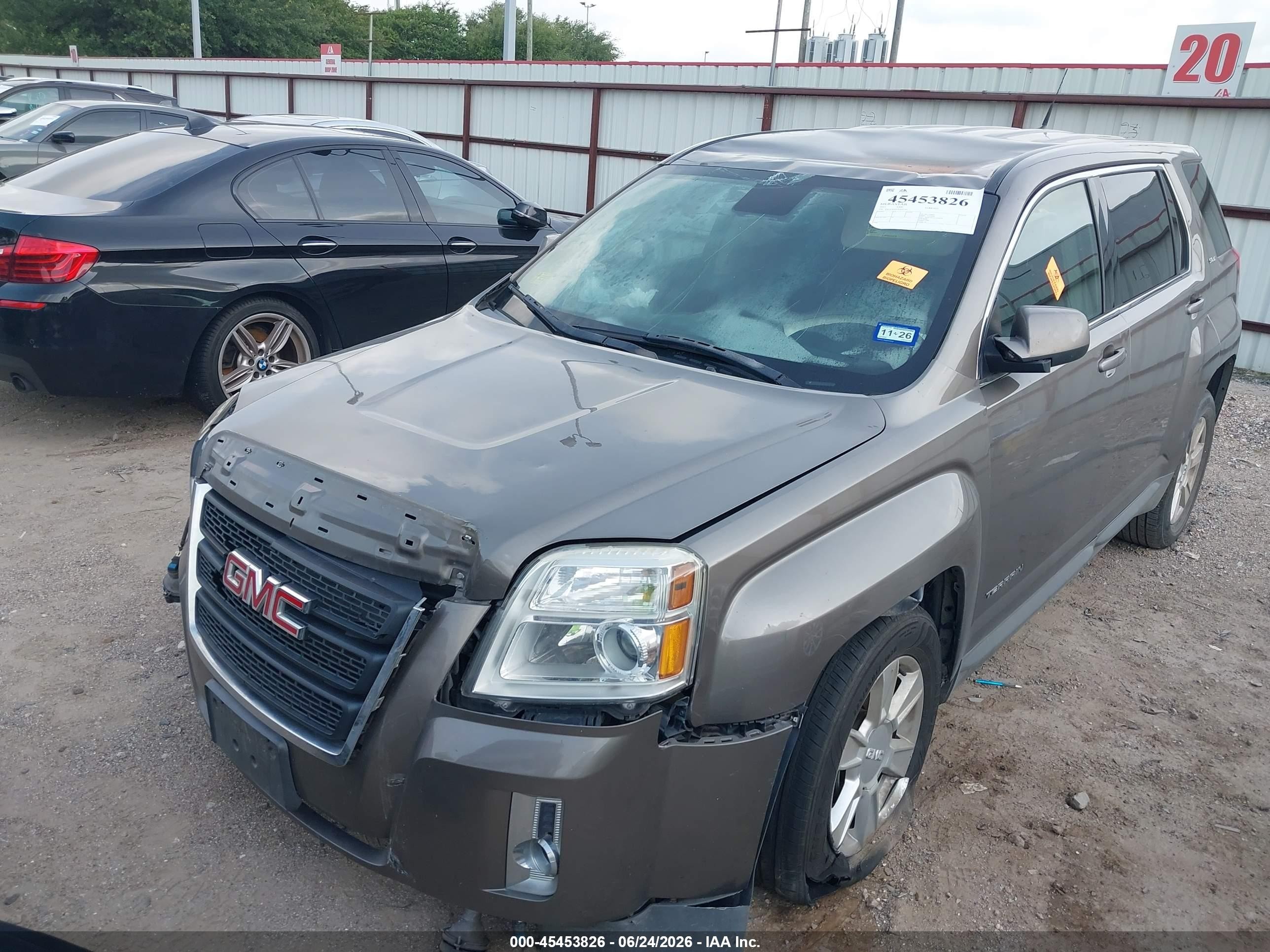 2012 Gmc Terrain Sle-1 Brown vin: 2GKALMEK4C6245705