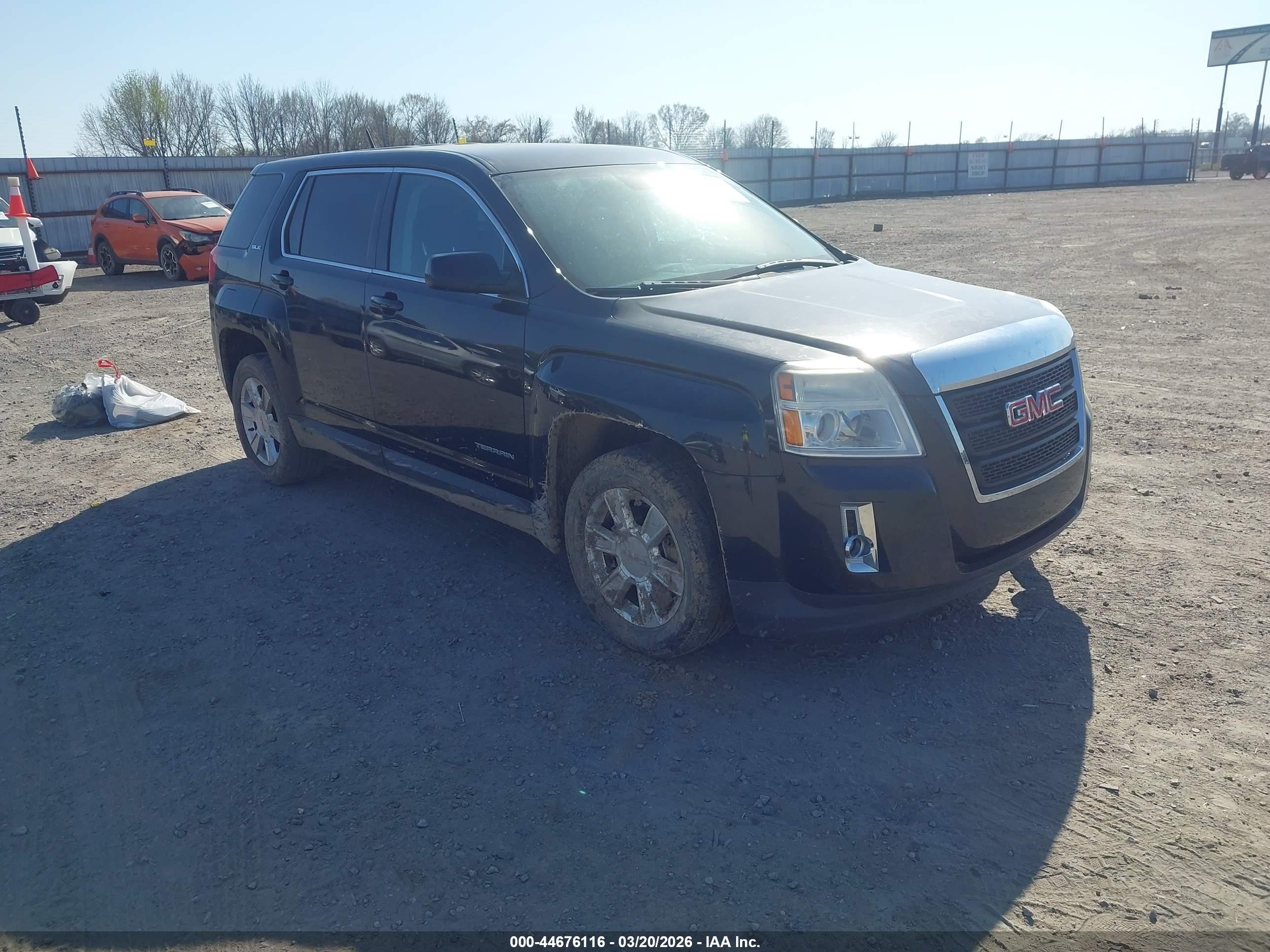 2012 Gmc Terrain Sle-1 Черный vin: 2GKALMEK4C6303585