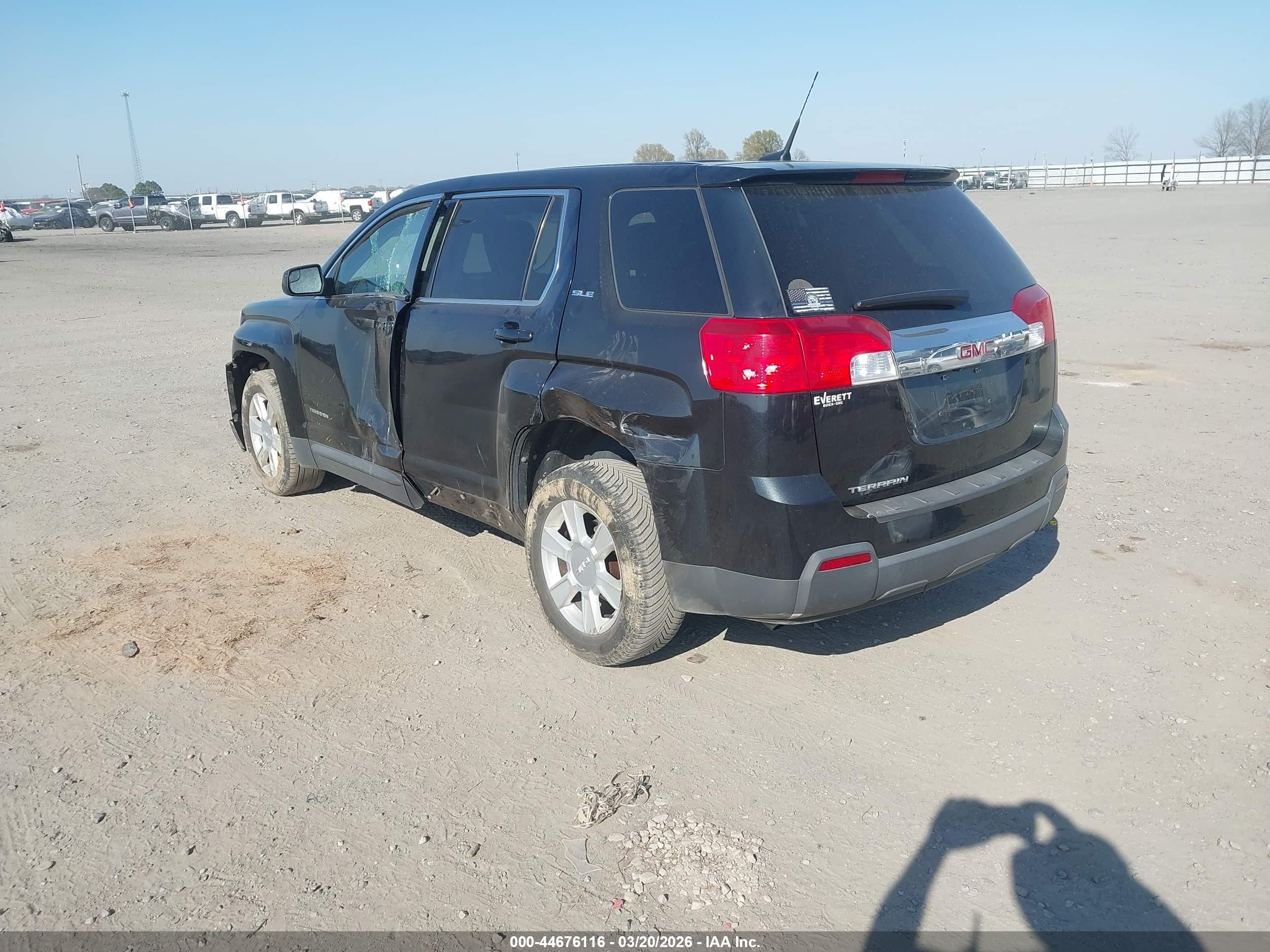 2012 Gmc Terrain Sle-1 Черный vin: 2GKALMEK4C6303585