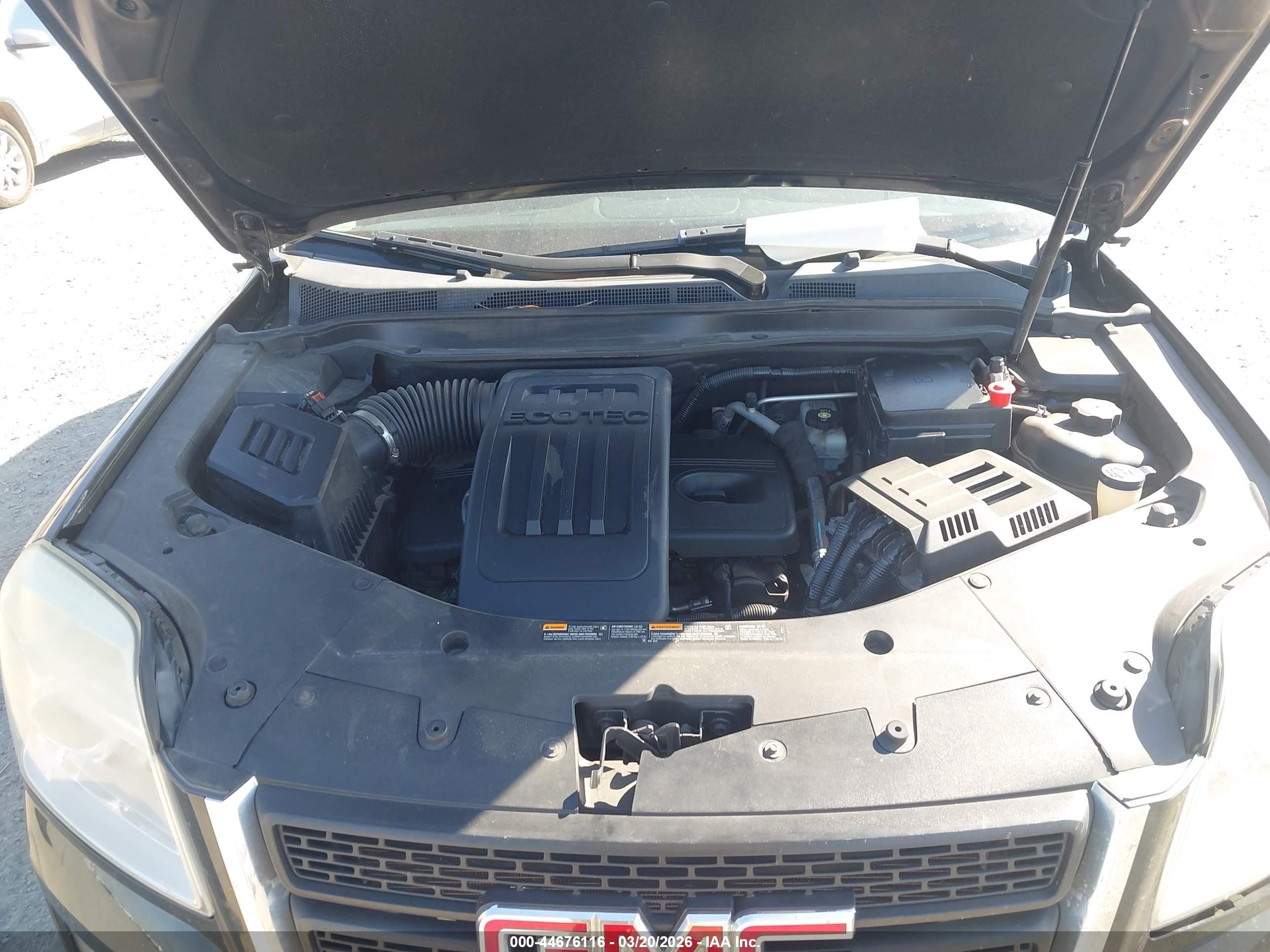2012 Gmc Terrain Sle-1 Черный vin: 2GKALMEK4C6303585