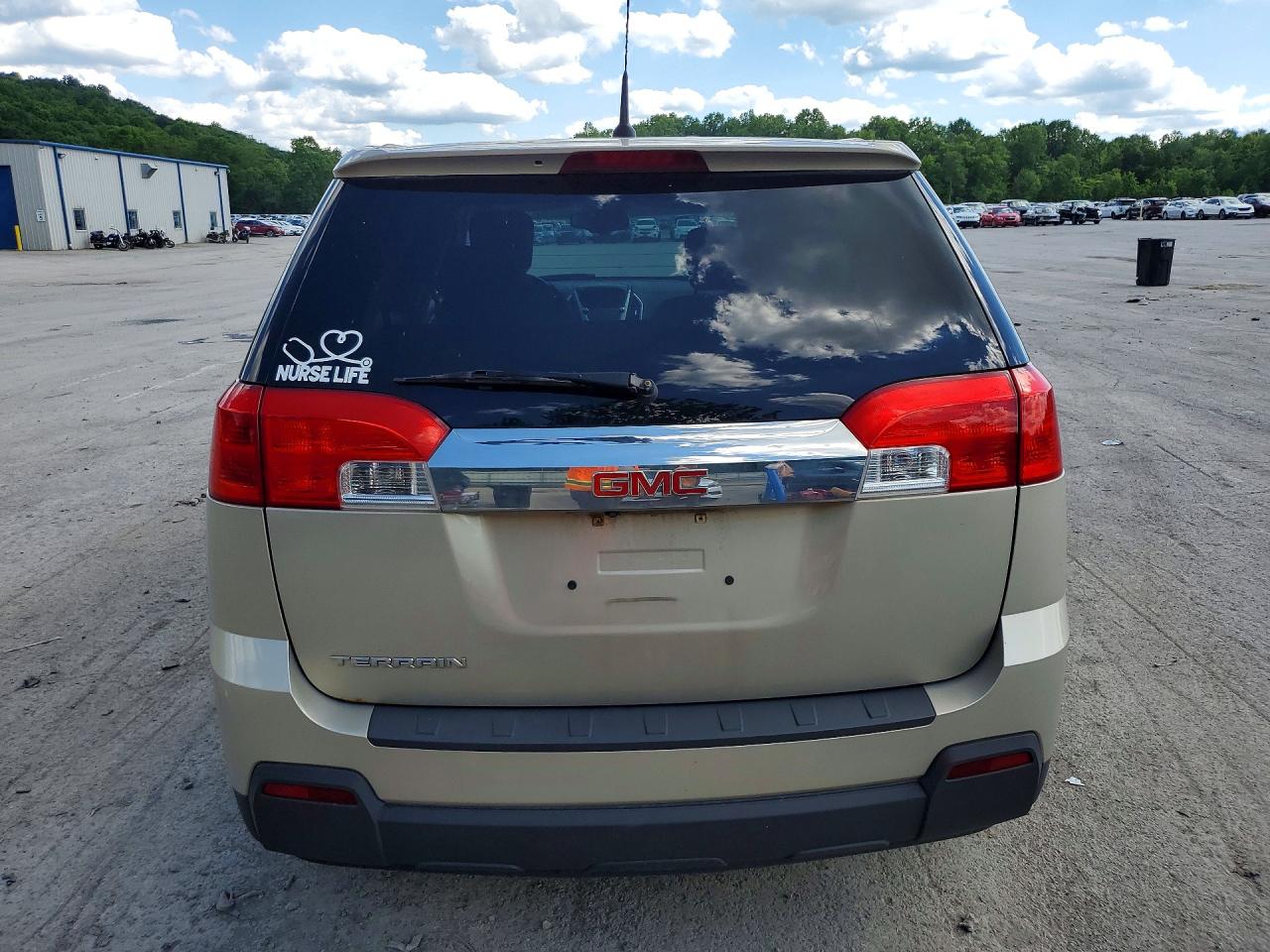 2012 Gmc Terrain Sle Beige vin: 2GKALMEK4C6359249