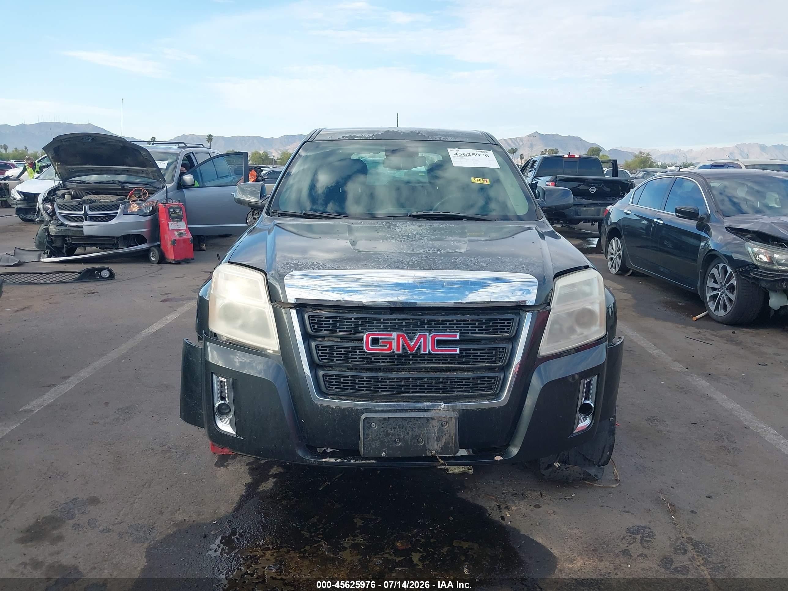 2013 Gmc Terrain Sle-1 Black vin: 2GKALMEK4D6178041