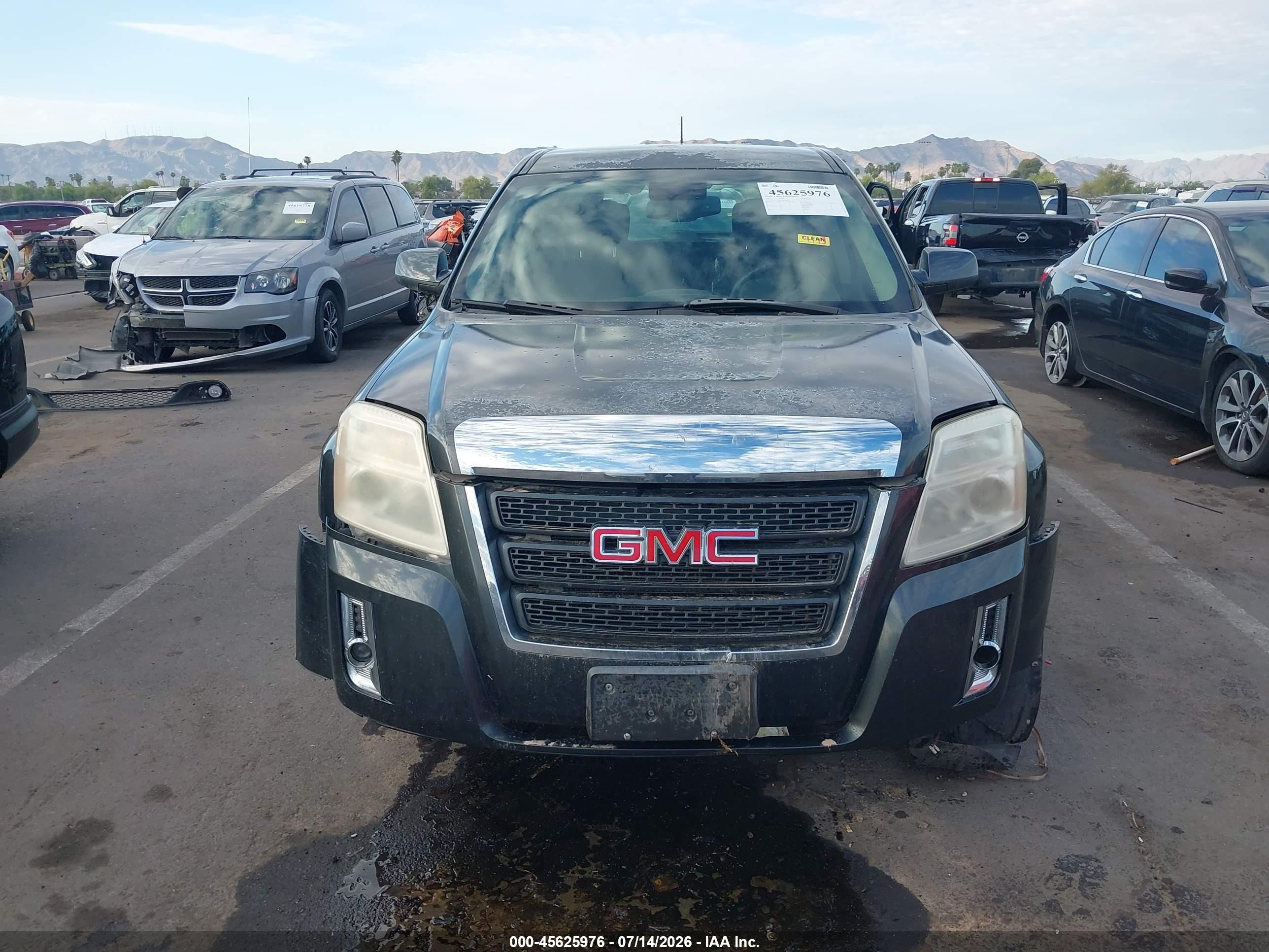 2013 Gmc Terrain Sle-1 Black vin: 2GKALMEK4D6178041