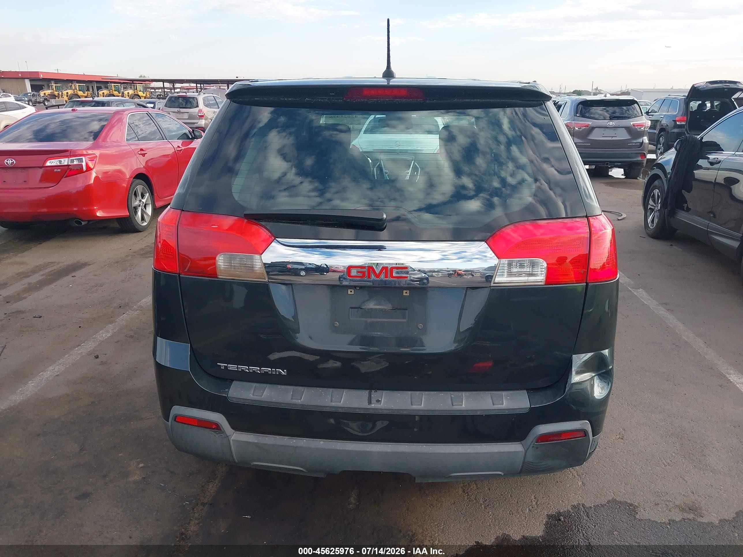 2013 Gmc Terrain Sle-1 Black vin: 2GKALMEK4D6178041