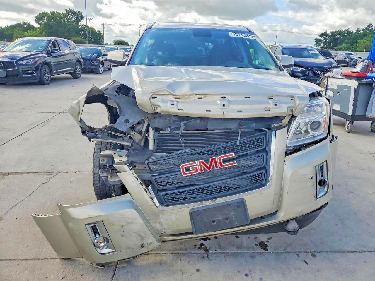 2013 Gmc Terrain Denali Awd Cream vin: 2GKALMEK4D6212169