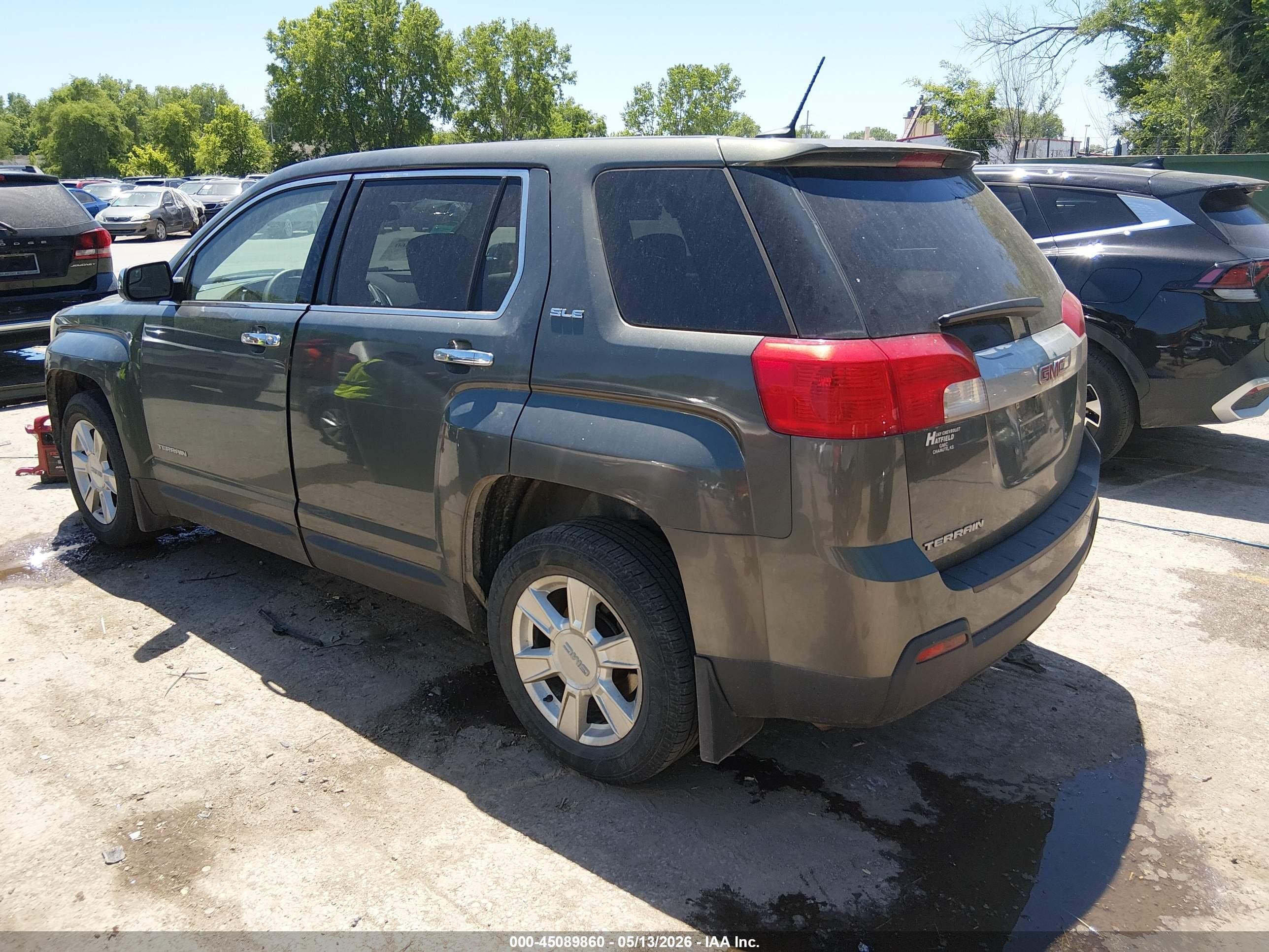 2013 Gmc Terrain Sle-1 Champagne vin: 2GKALMEK4D6218196