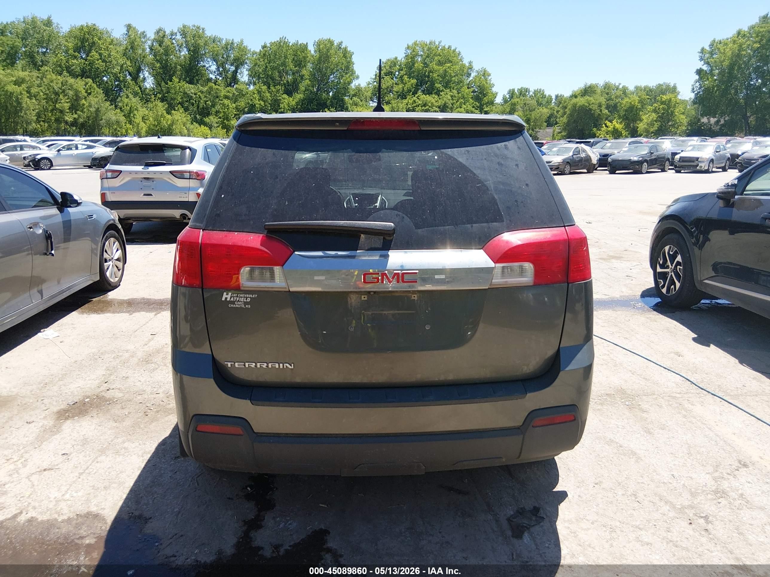 2013 Gmc Terrain Sle-1 Champagne vin: 2GKALMEK4D6218196