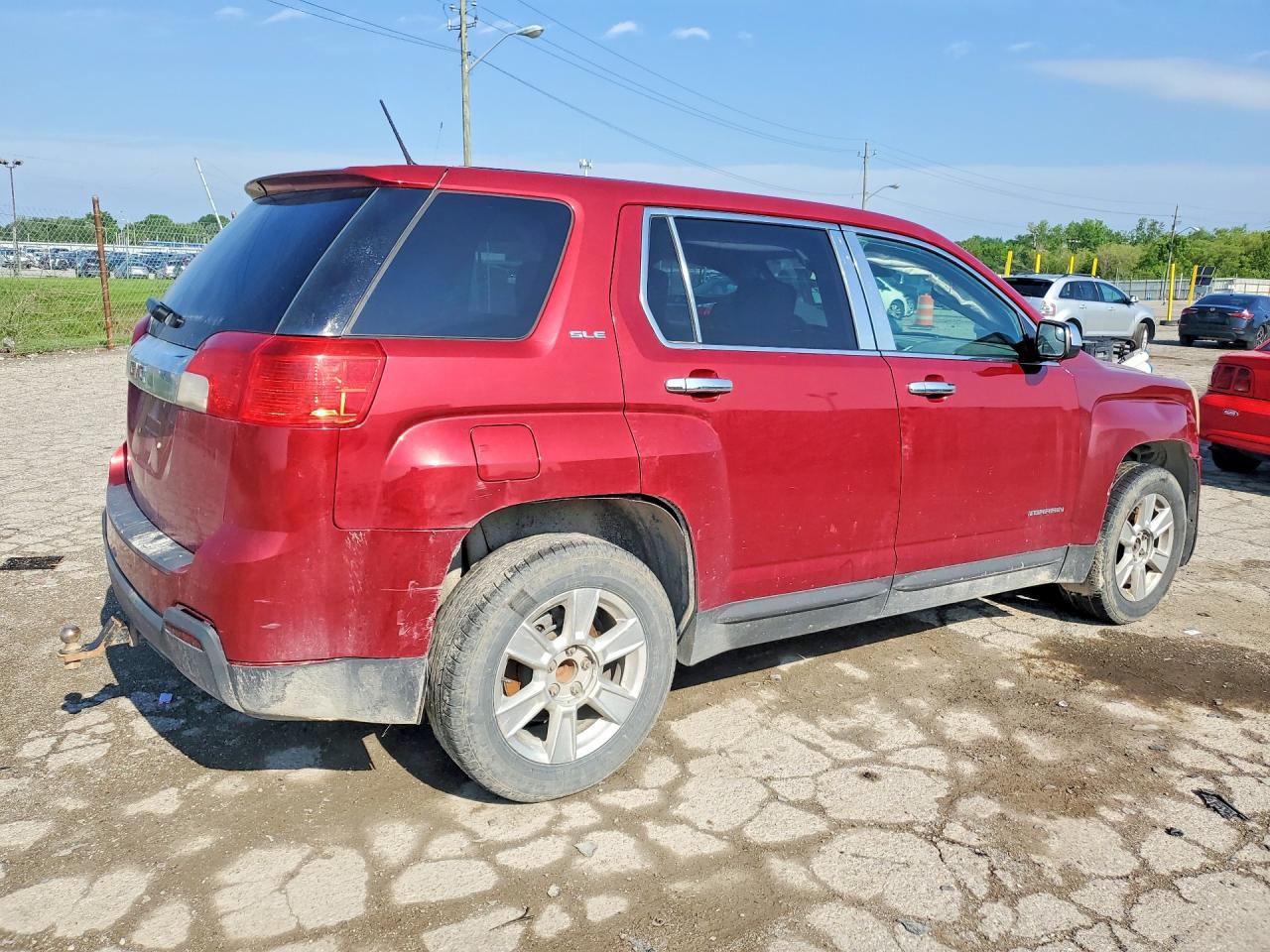 2013 Gmc Terrain Sle Темно-бордовый vin: 2GKALMEK4D6360757