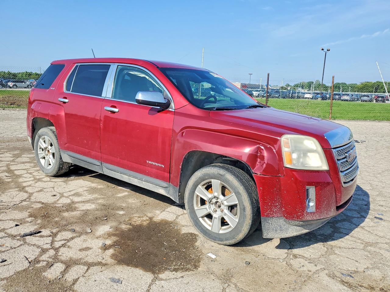 2013 Gmc Terrain Sle Темно-бордовый vin: 2GKALMEK4D6360757