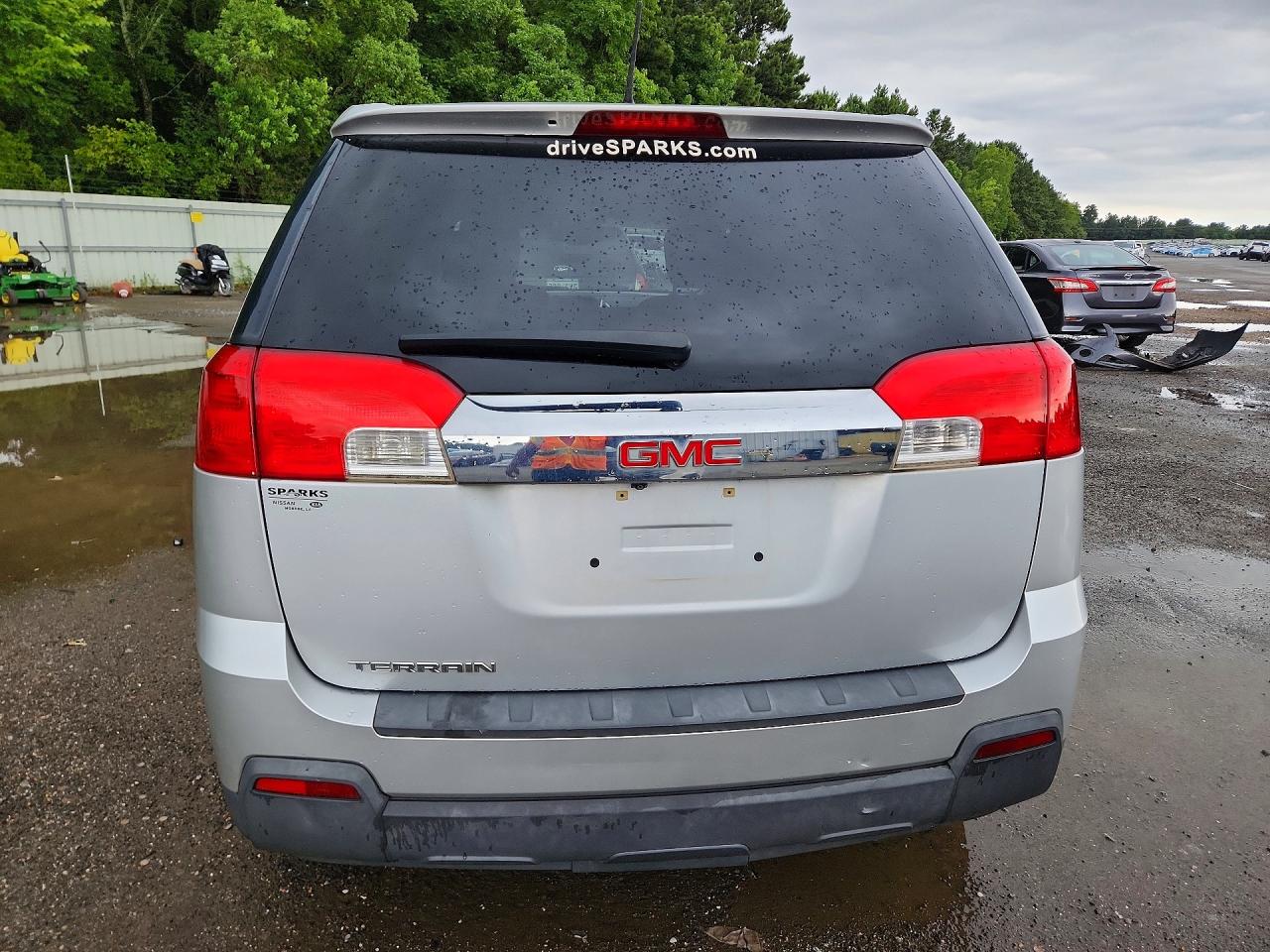 2013 Gmc Terrain Sle Silver vin: 2GKALMEK4D6375579