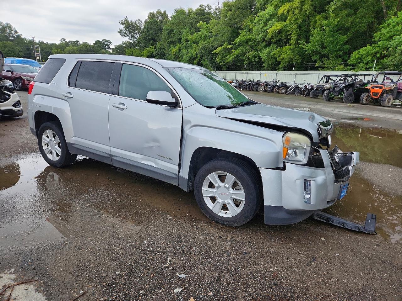 2013 Gmc Terrain Sle Silver vin: 2GKALMEK4D6375579