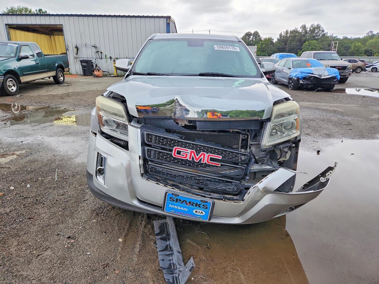 2013 Gmc Terrain Sle Silver vin: 2GKALMEK4D6375579