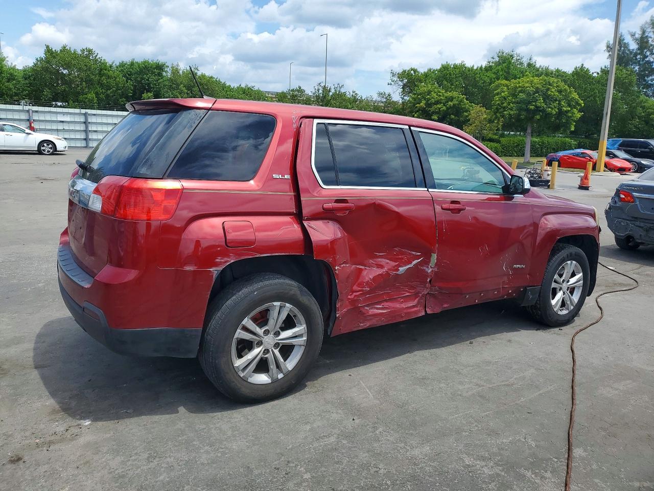2013 Gmc Terrain Sle Red vin: 2GKALMEK4D6381768