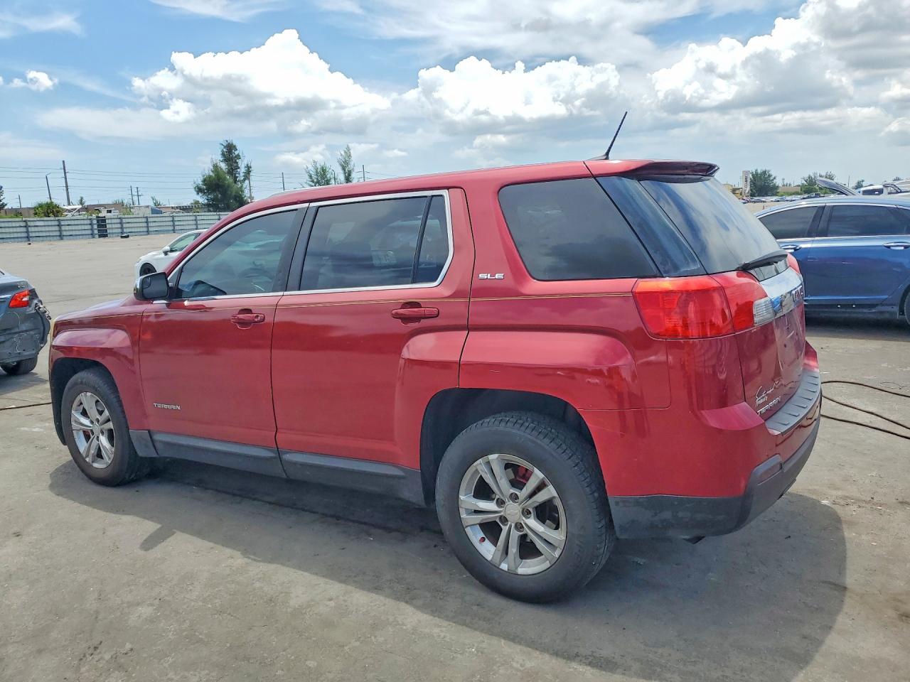 2013 Gmc Terrain Sle Red vin: 2GKALMEK4D6381768