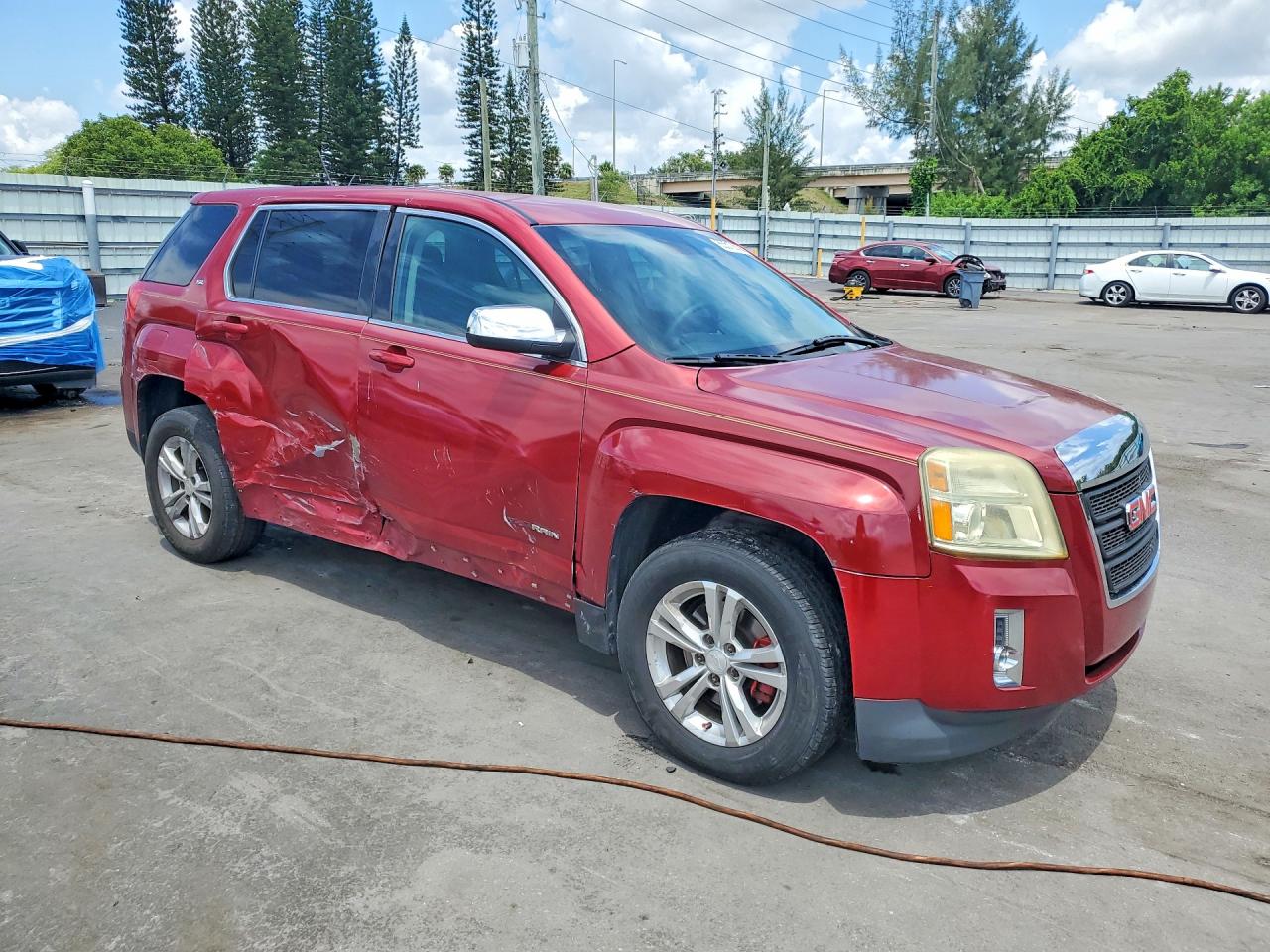 2013 Gmc Terrain Sle Red vin: 2GKALMEK4D6381768