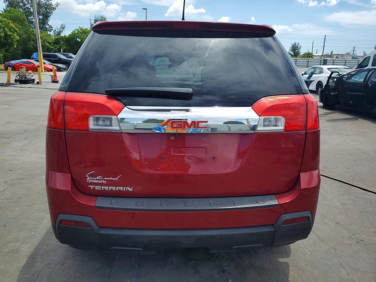 2013 Gmc Terrain Sle Red vin: 2GKALMEK4D6381768