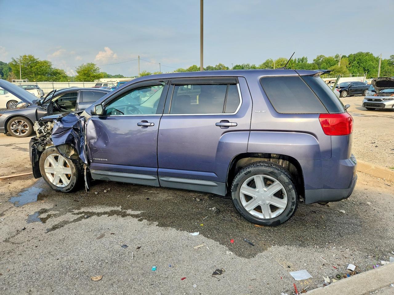 2013 Gmc Terrain Sle Gray vin: 2GKALMEK4D6433772